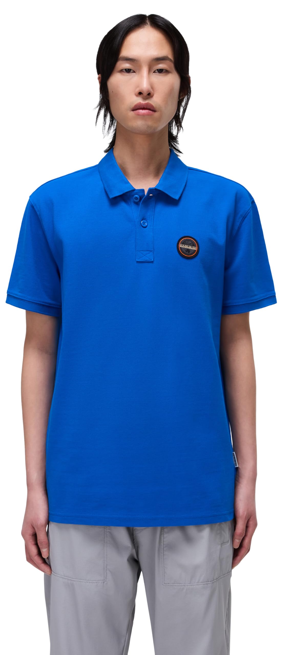 Napapijri Epy Short Sleeve Polo Shirt Blue