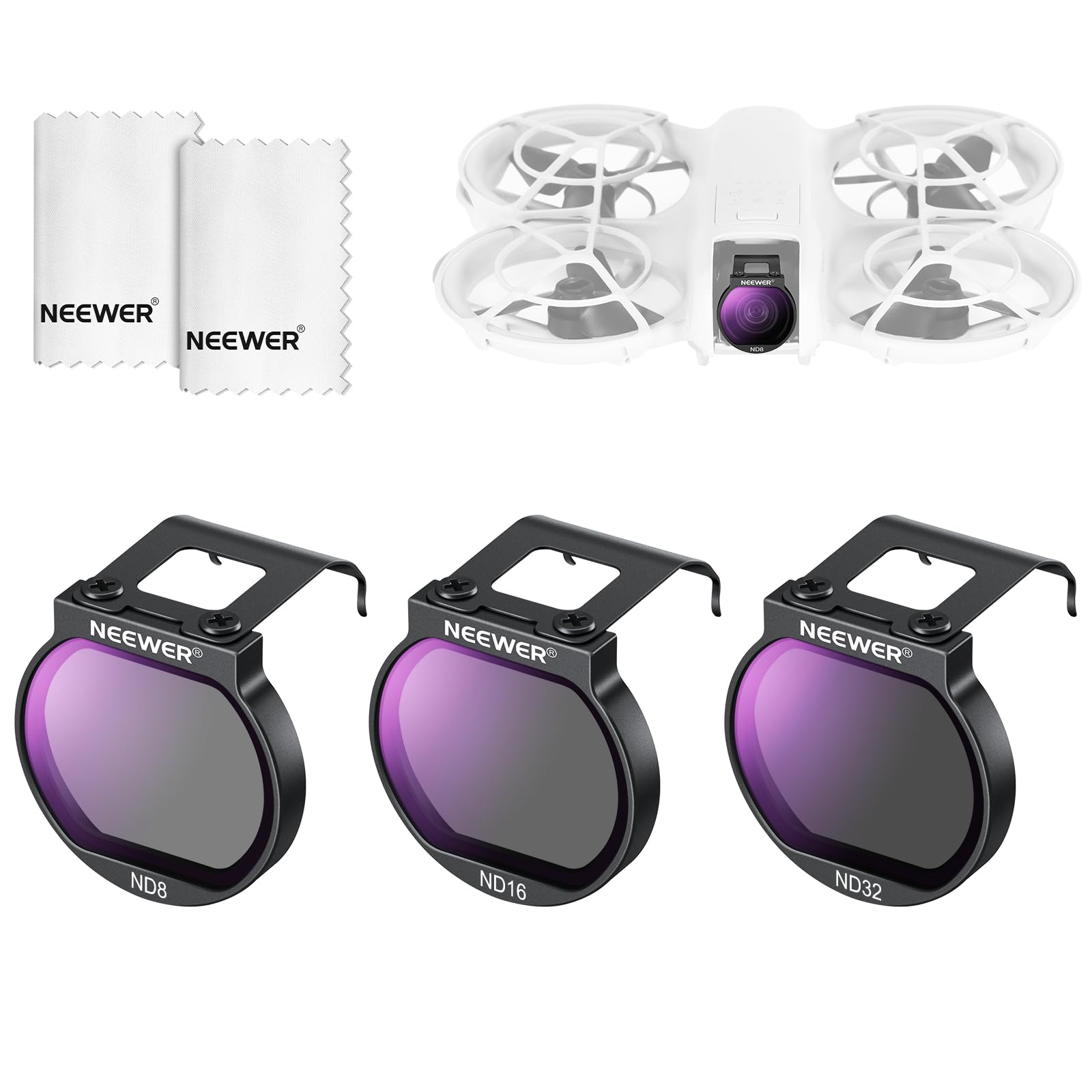 Amazon | NEEWER NDフィルターセット 3枚入り コンパチブル NEO ND8+