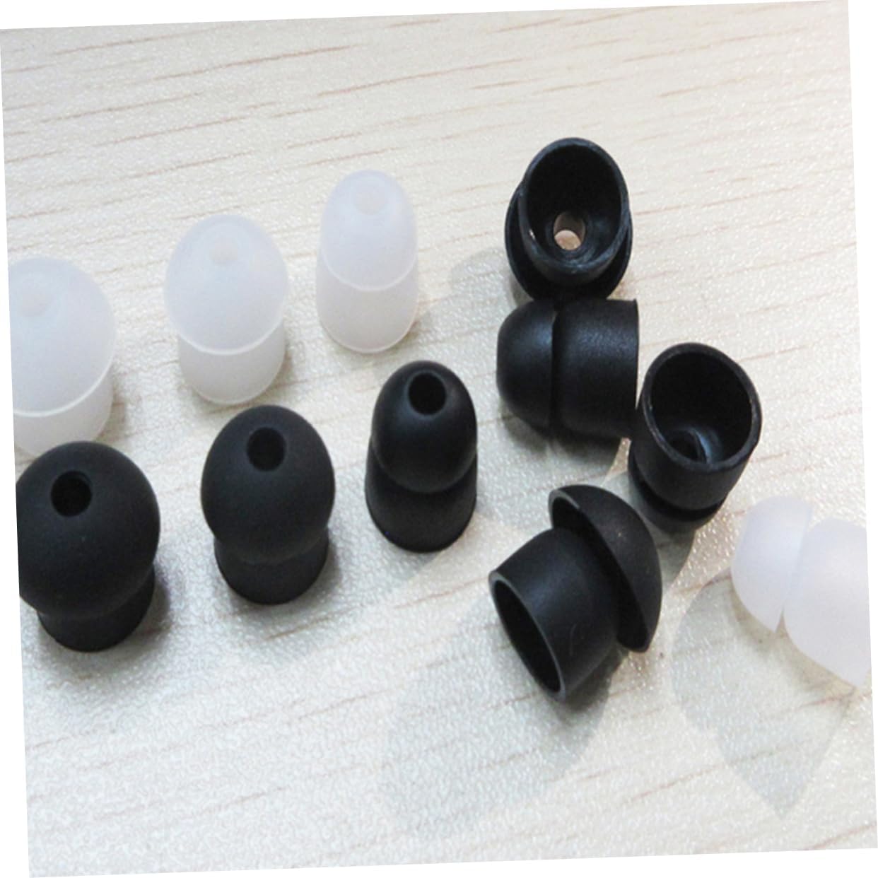 Toddmomy 50pcs Silicone Ear Caps for Earbuds Compatible Earphones Soft Earphone Covers for Boys and Girls Men Women for Running and Music Listening
