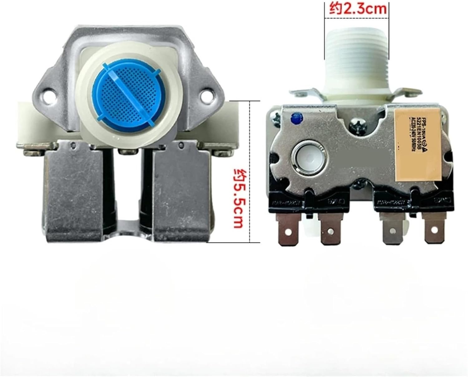 Used For Washing Machine Electric Water Inlet Solenoid Valve 5221EN1005B FPS-180A 220V Wave Washer Parts