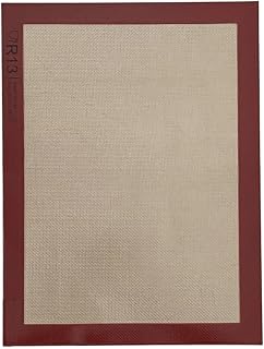 Yanmaz Yapışmaz Silikon Pişirme Matı, Fırın Altlığı, 30x40 cm, 116 gr, 0.75 mm Kalınlık, Yıkanabilir, 220 Derece Isıya Dayanıklı