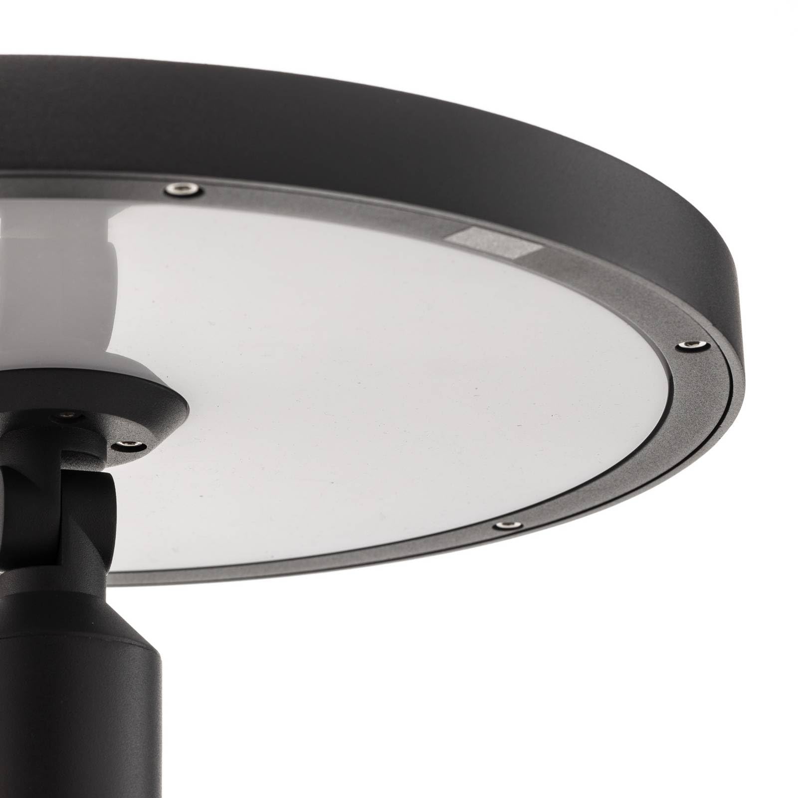 Lucande Lampione da esterni (Moderno) colore Nero, in Alluminio lampadina inclusa Candelabro lampada
