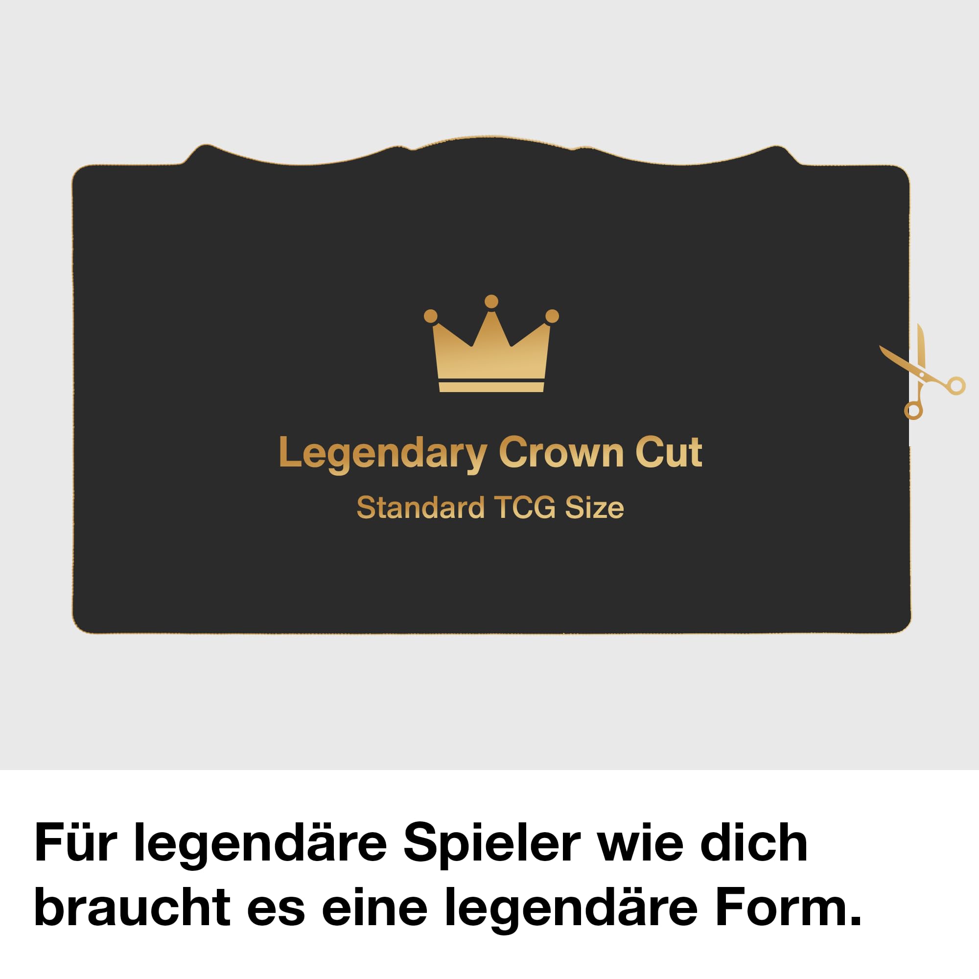 Alfies! The Whispering One MTG Spielmatte | Handgemaltes Artwork | Handgefoilte Gold-Details | In der EU entworfen | Individuelle Form | Für Magic MTG