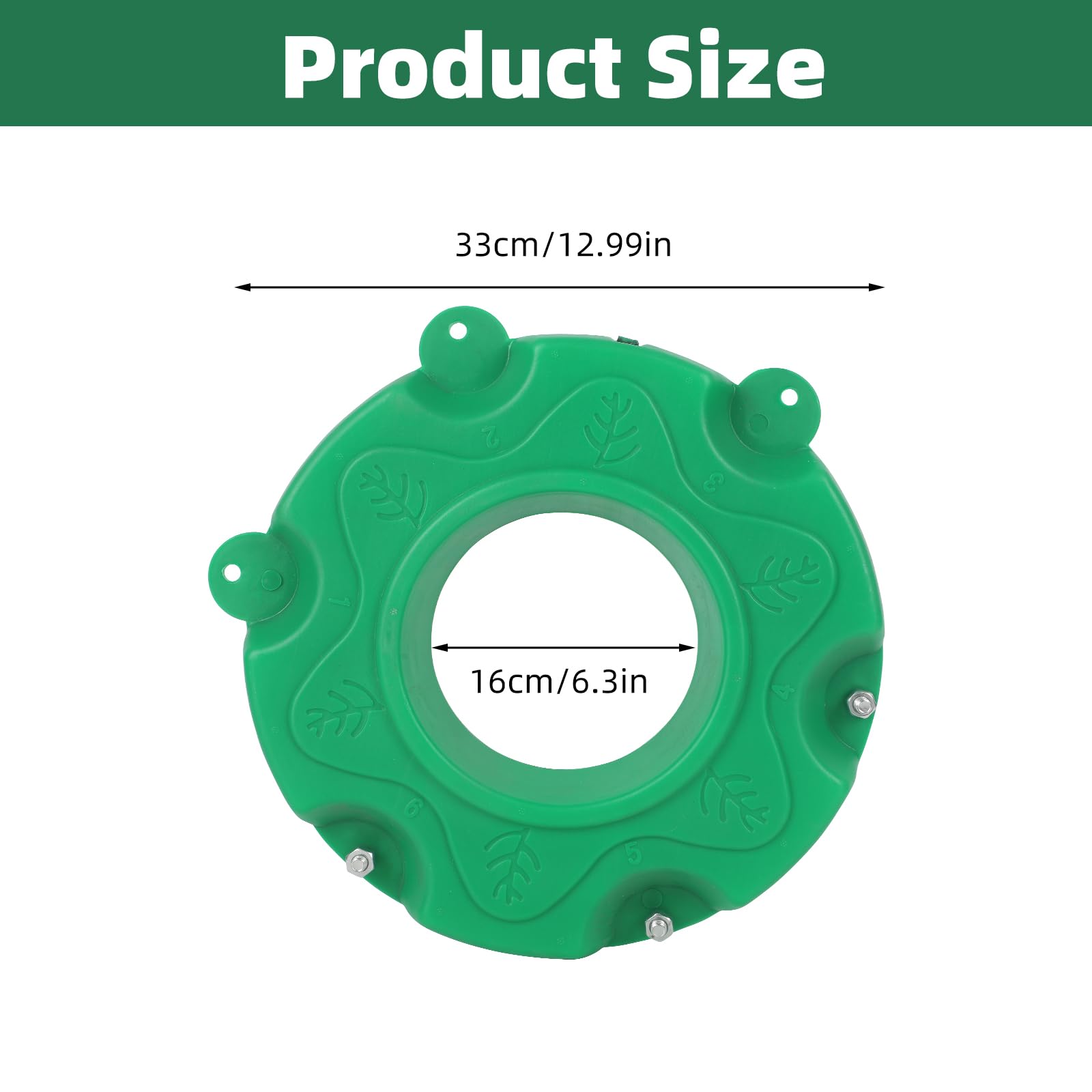 Panier de fleurs flottant pour étang - Plateforme de jardin flottante - Barrière pour poissons - Îles d'étang - Pot de fleurs aquatique pour étangs et éléments aquatiques (rond B, 3 paniers)