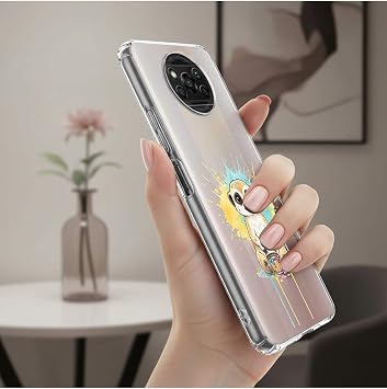 General Mobile GM 20 ile Uyumlu Splash Mirket Tasarımlı Şeffaf Silikon Kılıf