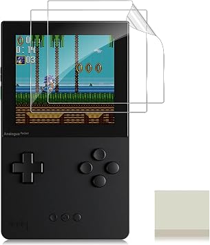 TUTUO Pack of 3 Screen Protectors for Analogue Pocket Screen Protector Anti-Scratch Bubble-Free Flexible Film TPU Screen Protector Anti-Dust HD Film