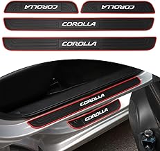 Toyota Corolla/Corolla Sport/Corolla Touring/Corolla Sedan 210 Series Specific Scuff Plates Scratch Cover Side Step Impact Protection Garnish PVC Rubber Step Guard Exterior Scratch Prevention
