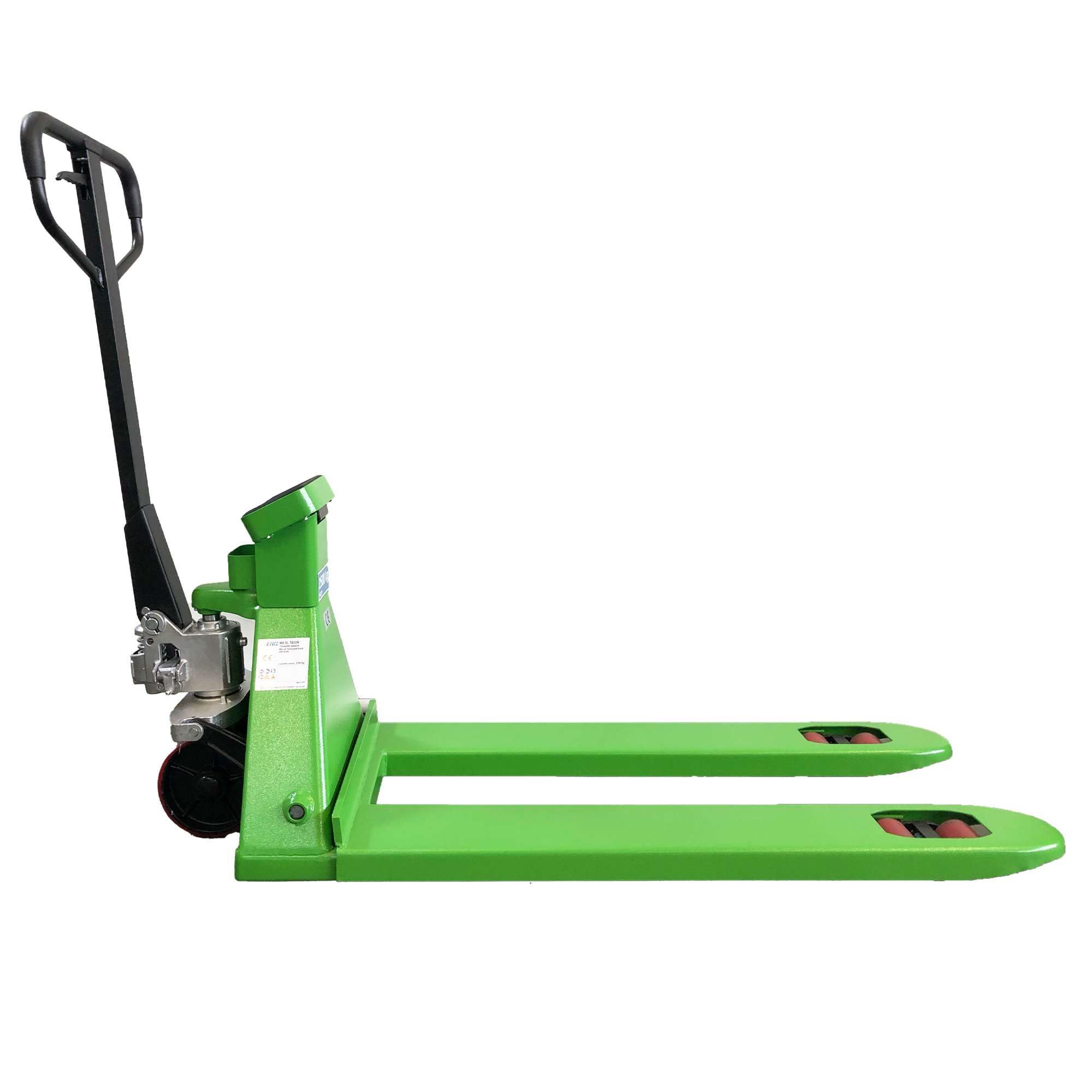 EchoENG Transpallet pesatore sollevatore con bilancia | Portata 2500 kg | Altezza di Sollevamento 120 mm | Ruote in PU | Lunghezza Forche 1150mm MA SL TB20N