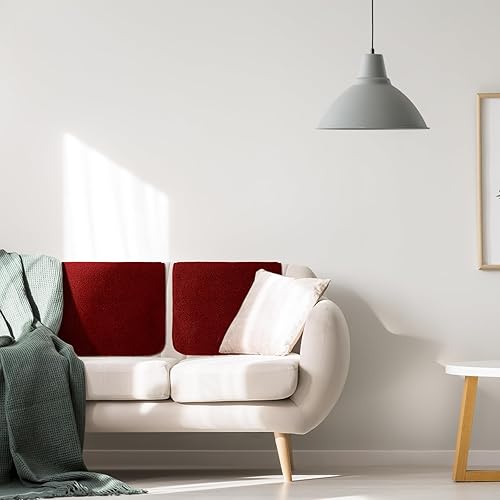 Vista 6 de Frienda 2 fundas para reposacabezas reclinable, protector para reposacabezas de sofá, protector de sherpa para silla reclinable, sofá, muebles