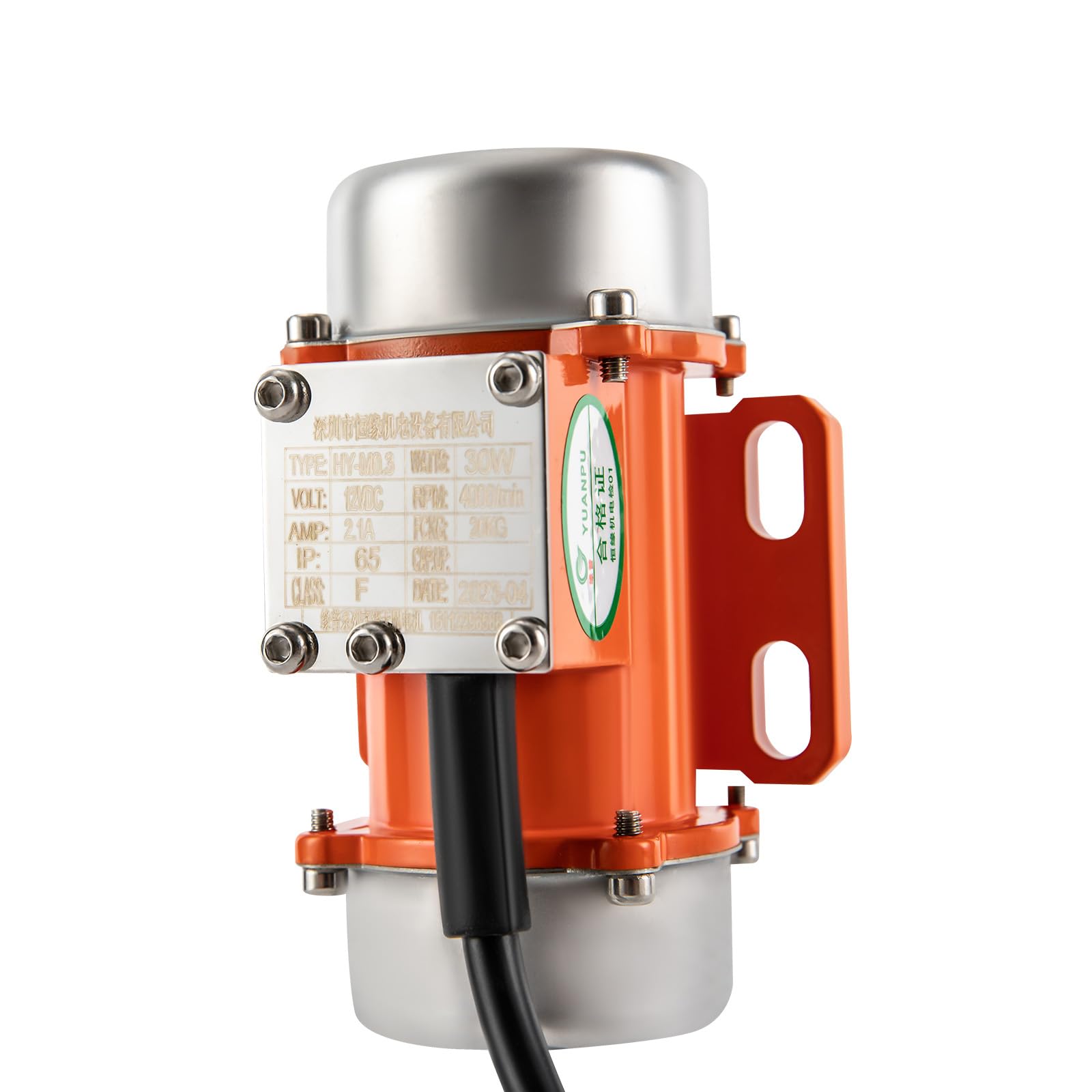motore a vibrazione trifasincrono, 0-4000 giri/min, motore a vibrazione a 3 fasi, velocità regolabile, 30 W, motore a vibratore asincrono, motore a vibrazione (cablaggio senza spina