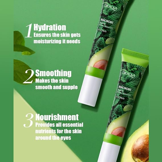 BIOAQUA Avocado Bouncy Moisturizing Eye Cream Improve Dryness 20g