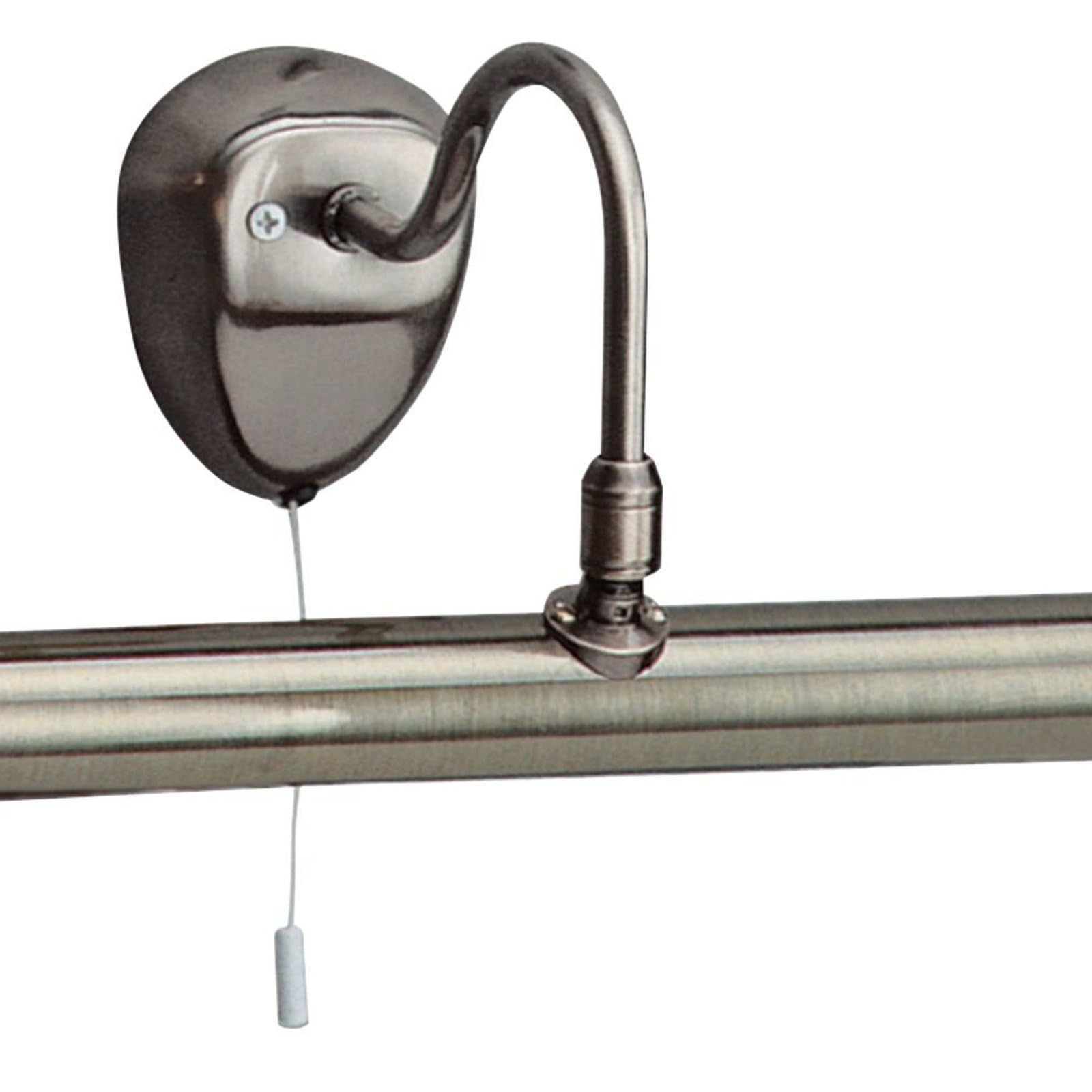 Antique - Lámpara de pared de latón para cuadros (2 luces de 25 W)