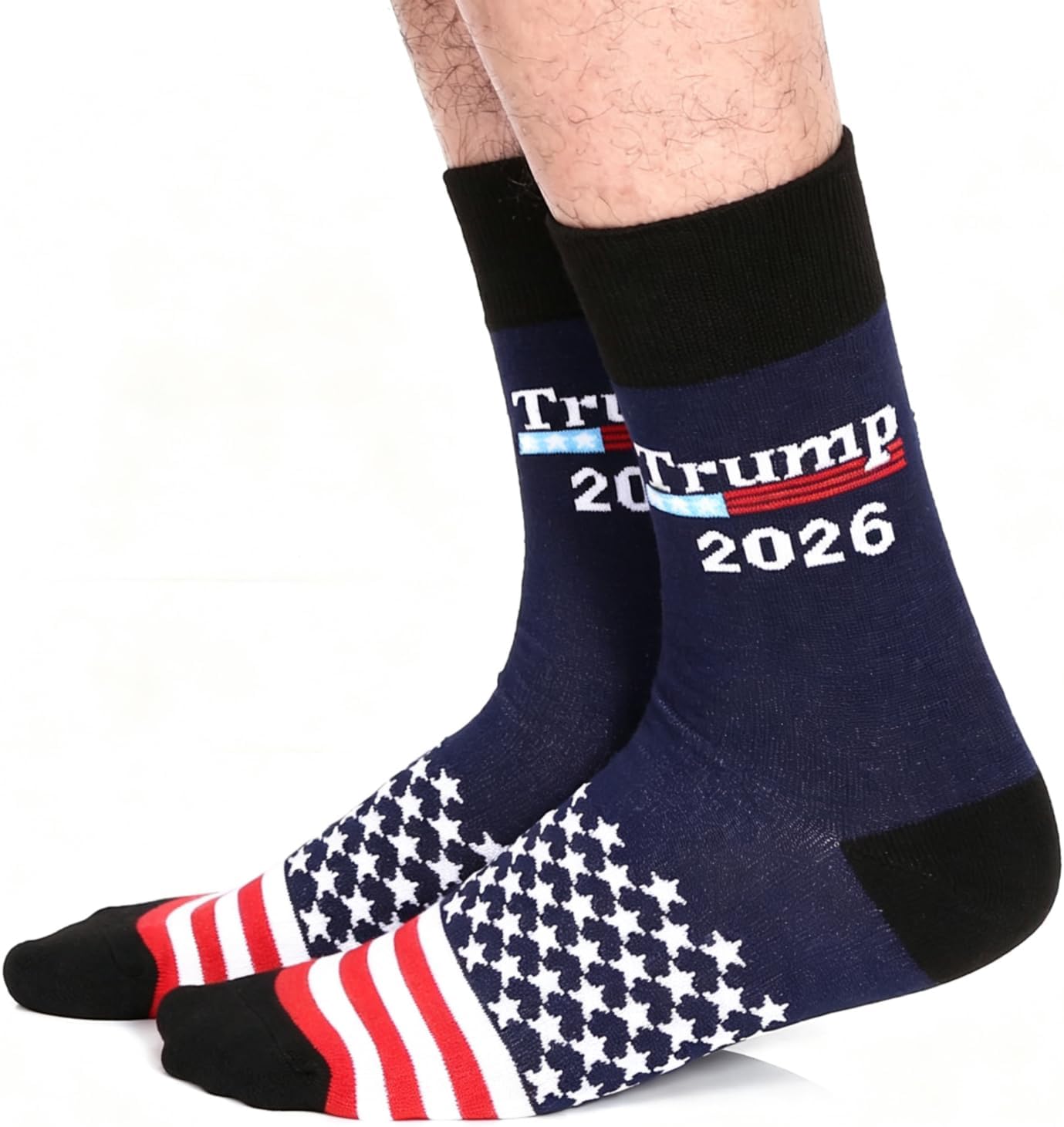 2Pairs America Great Again MAGA Socks, Republican Socks Novelty President Merchandise Gift for Men Women