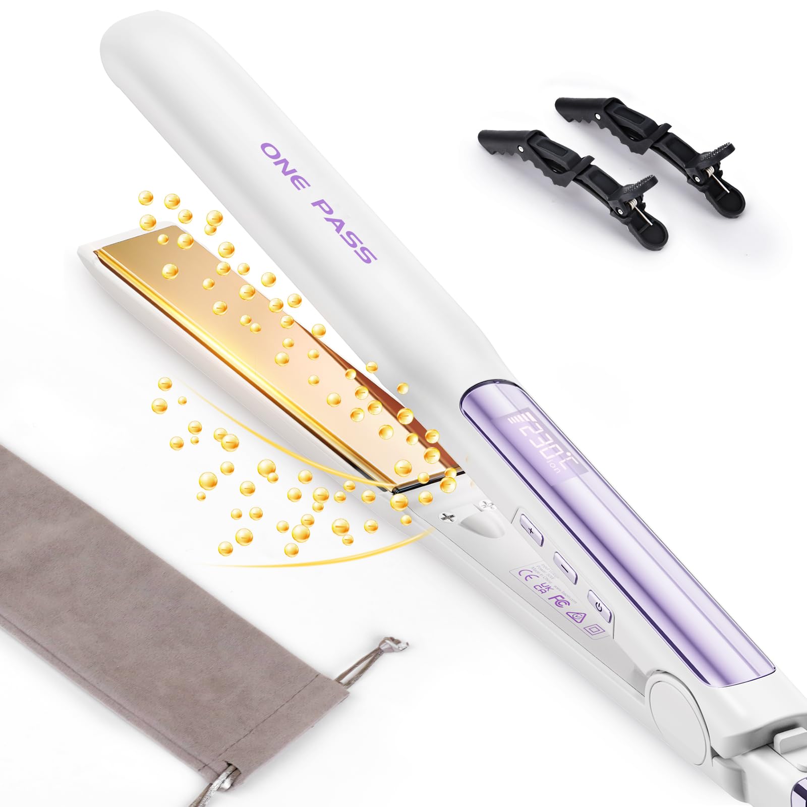 Faszin 2 in 1 Hair Straighteners and Curler for Women