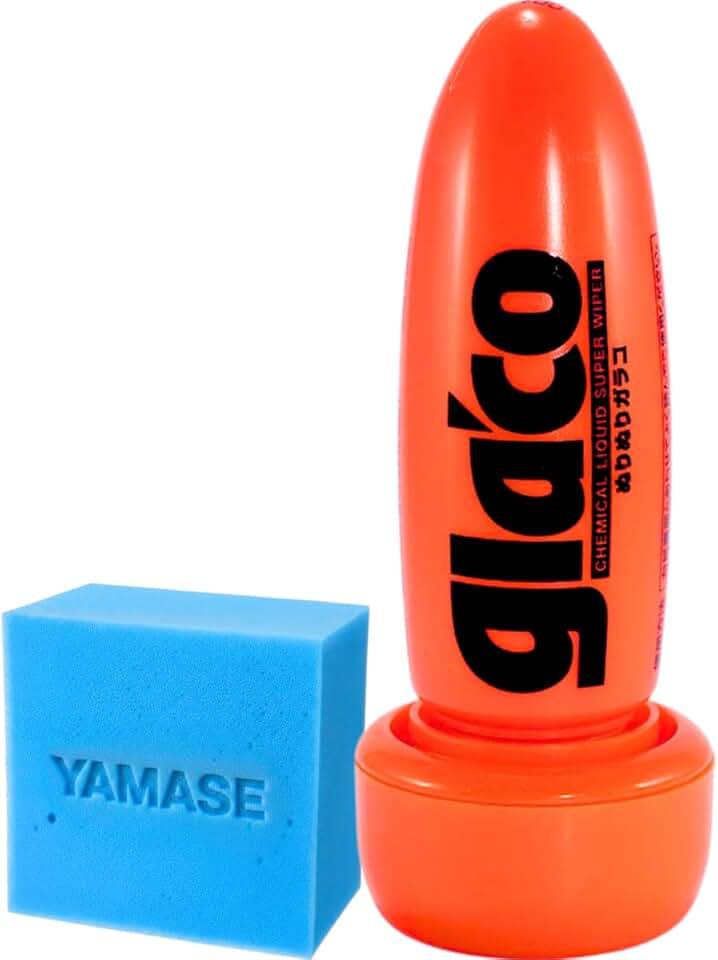 Cristalizador de Vidros Automotivo Repelente de Água Glaco 75ml Espuma Yamase