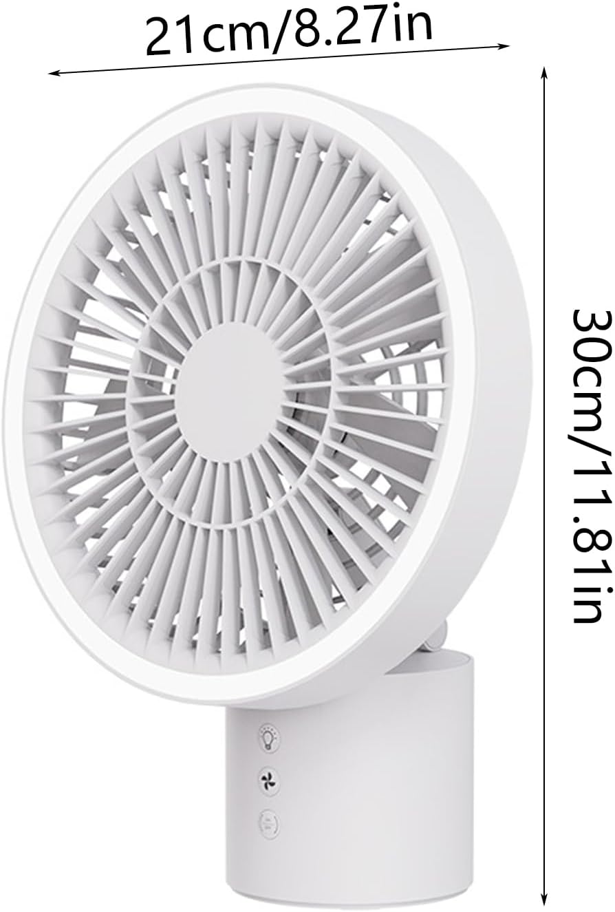 USB Rechargeable Fans Electric Fans Hanging Fan Tabletop Camping Night Lamps Small Fan
