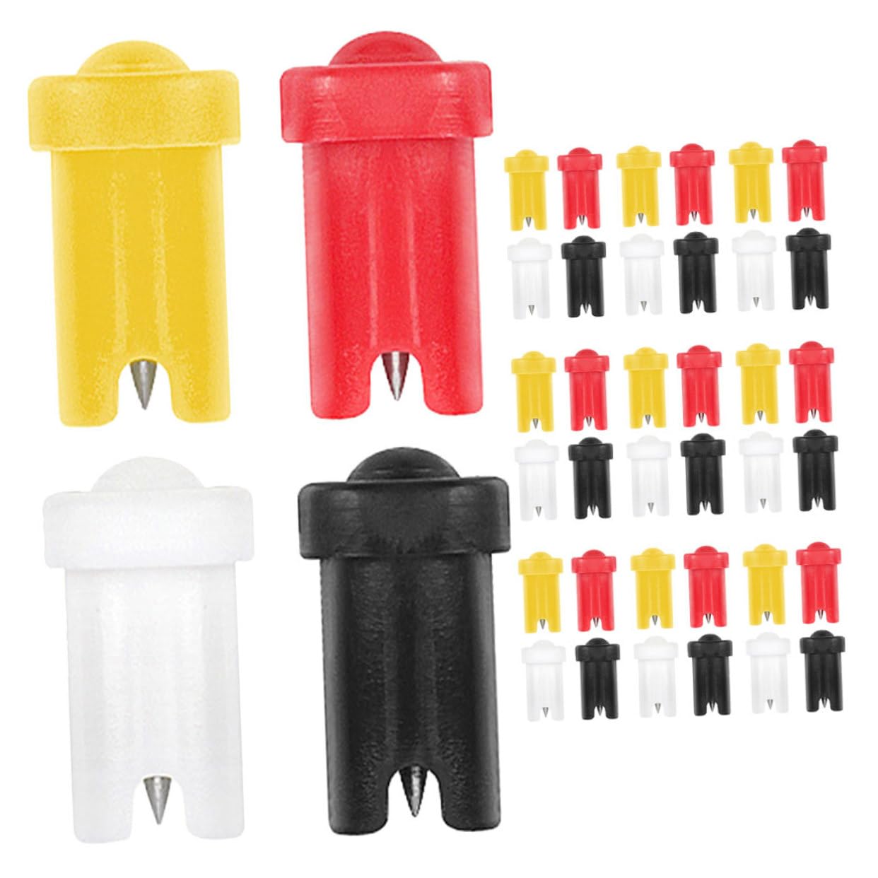 Beavorty Glue Bottle Pin Set 40pcs Lash Glue Replacement Tips Nozzle Needles Prevent Blocking Perfect for Daily Use