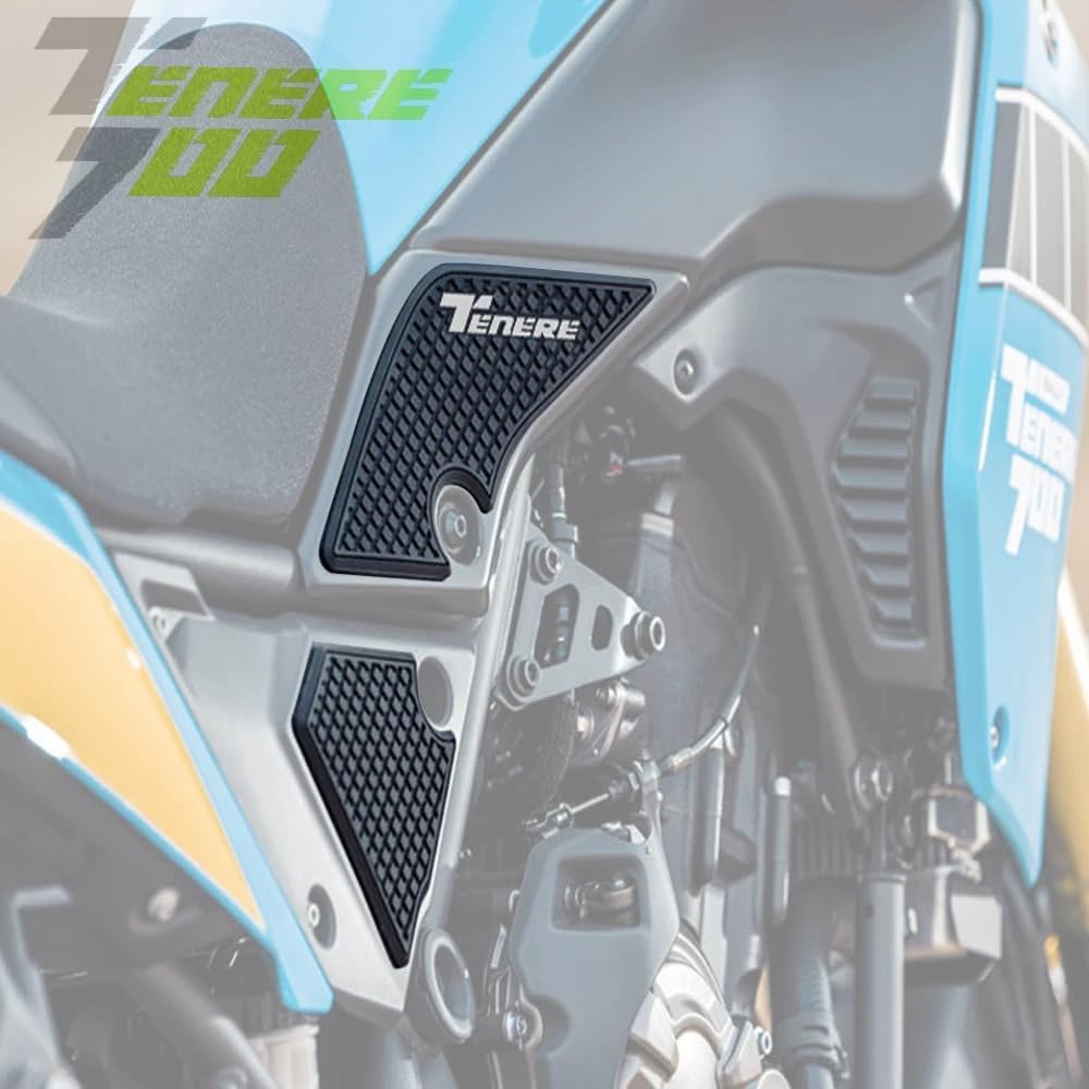 IZX Fits For YAMAHA Tenere 700 Rally T700 XTZ 690 T 700 Motorcycle Accessories Tenere700 Non-slip Side Fuel Tank Stickers Pad waterproof stickers