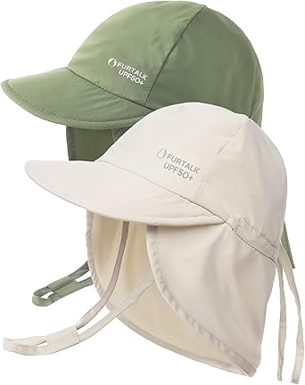 FURTALK Baby Sun Hat Girls and Boys Summer Beach Swim Hat Essentials UPF 50+