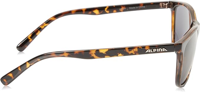 ALPINA JAIDA Spiegeleffect onbreekbare zonnebril met 100% uv-bescherming voor volwassenen, havana gloss, één maat