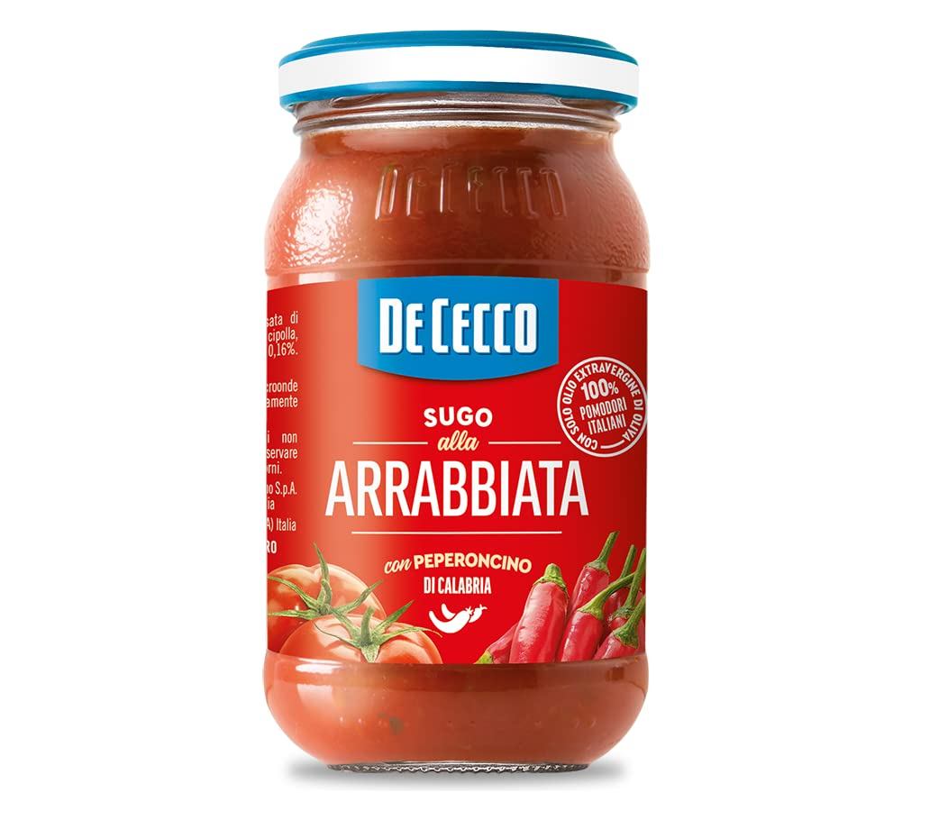 De Cecco Sugo all'Arrabbiata con Peperoncino di Calabria Sauce mit ...