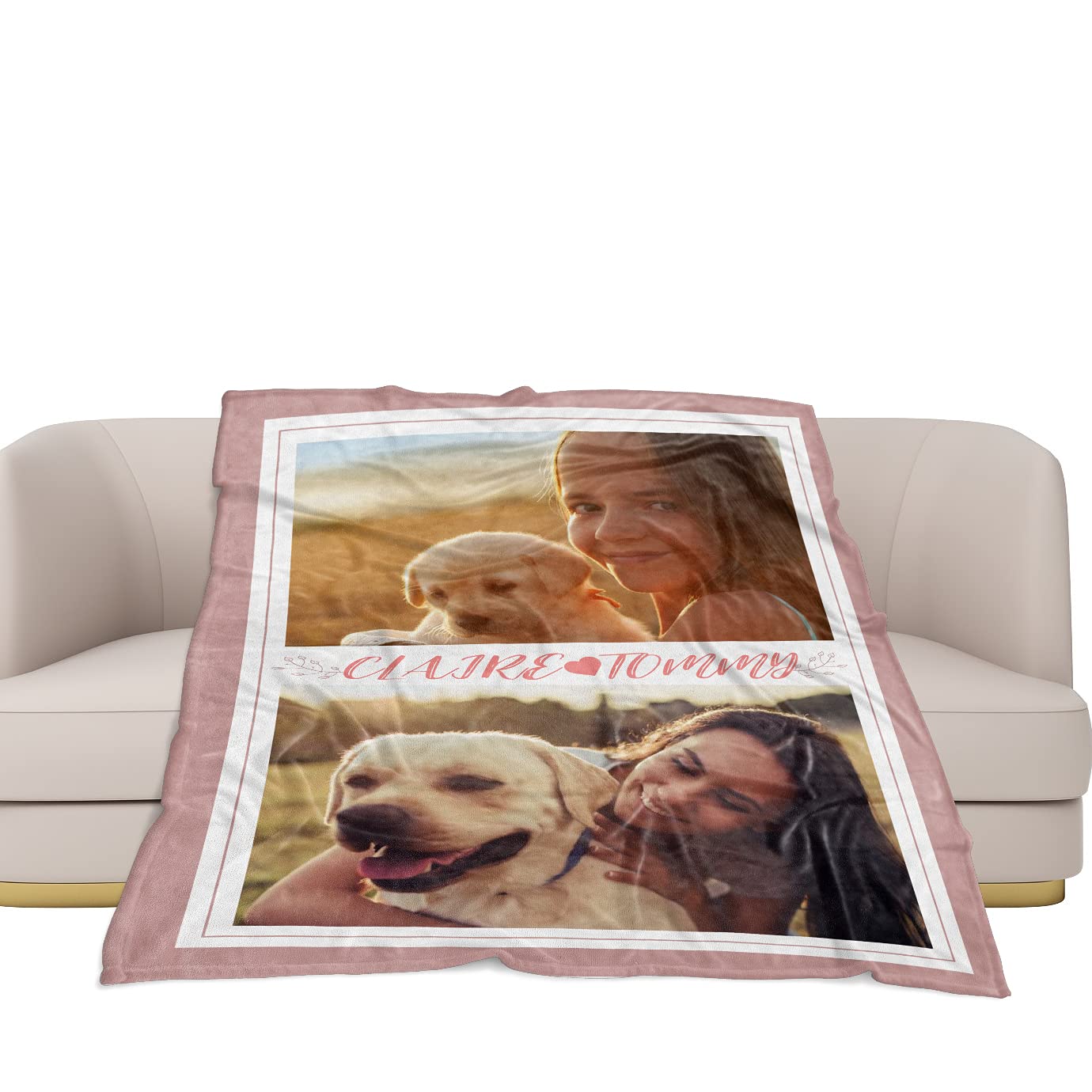 Manta personalizada para familia: manta suave personalizada para padres, amigos o niños, manta personalizada como mejor regalo de recuerdos