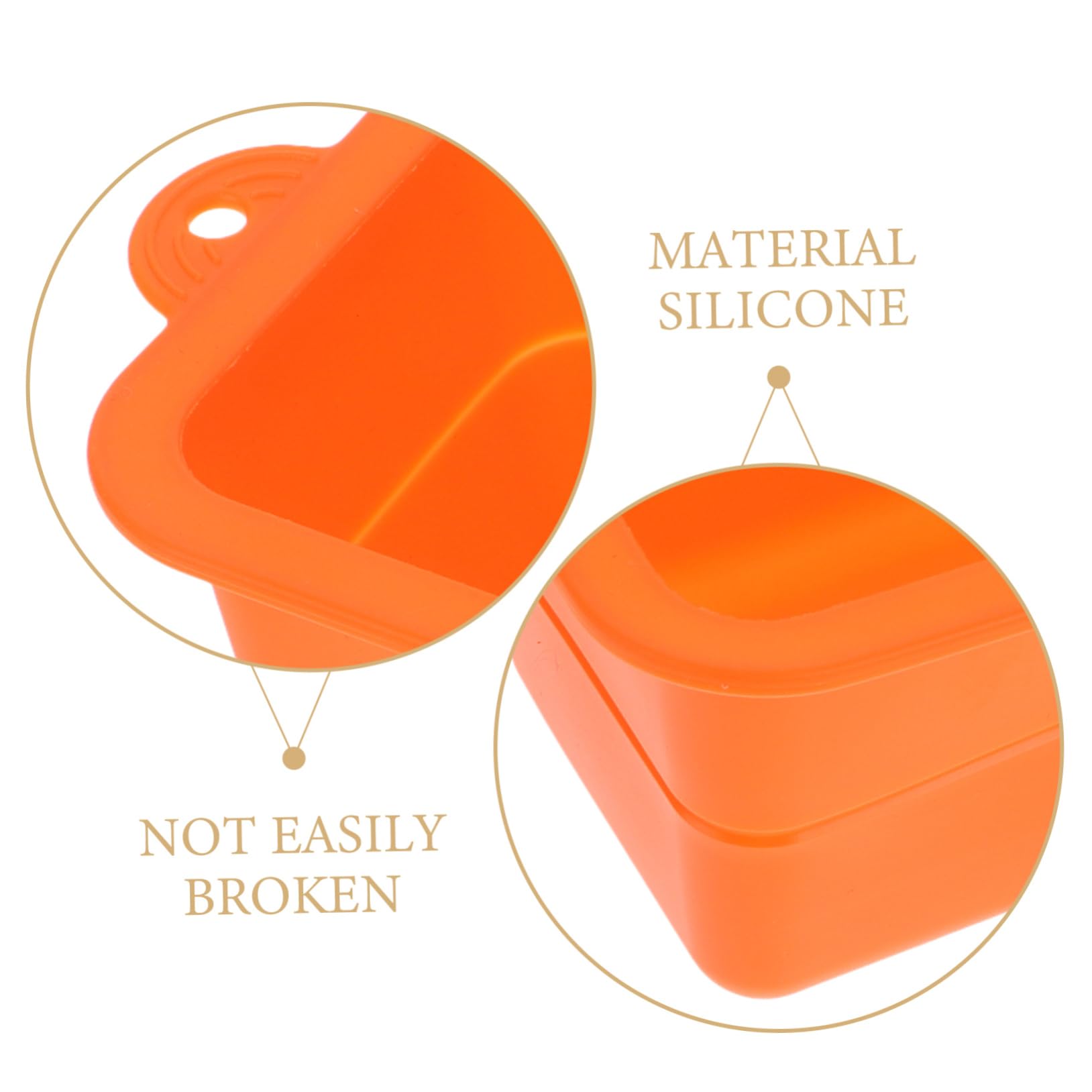 KICHOUSE Outdoor Silicone Drip Pan Liners Grease Cup Liners for Grill Griddle Easy to Store Lightweight Reusable