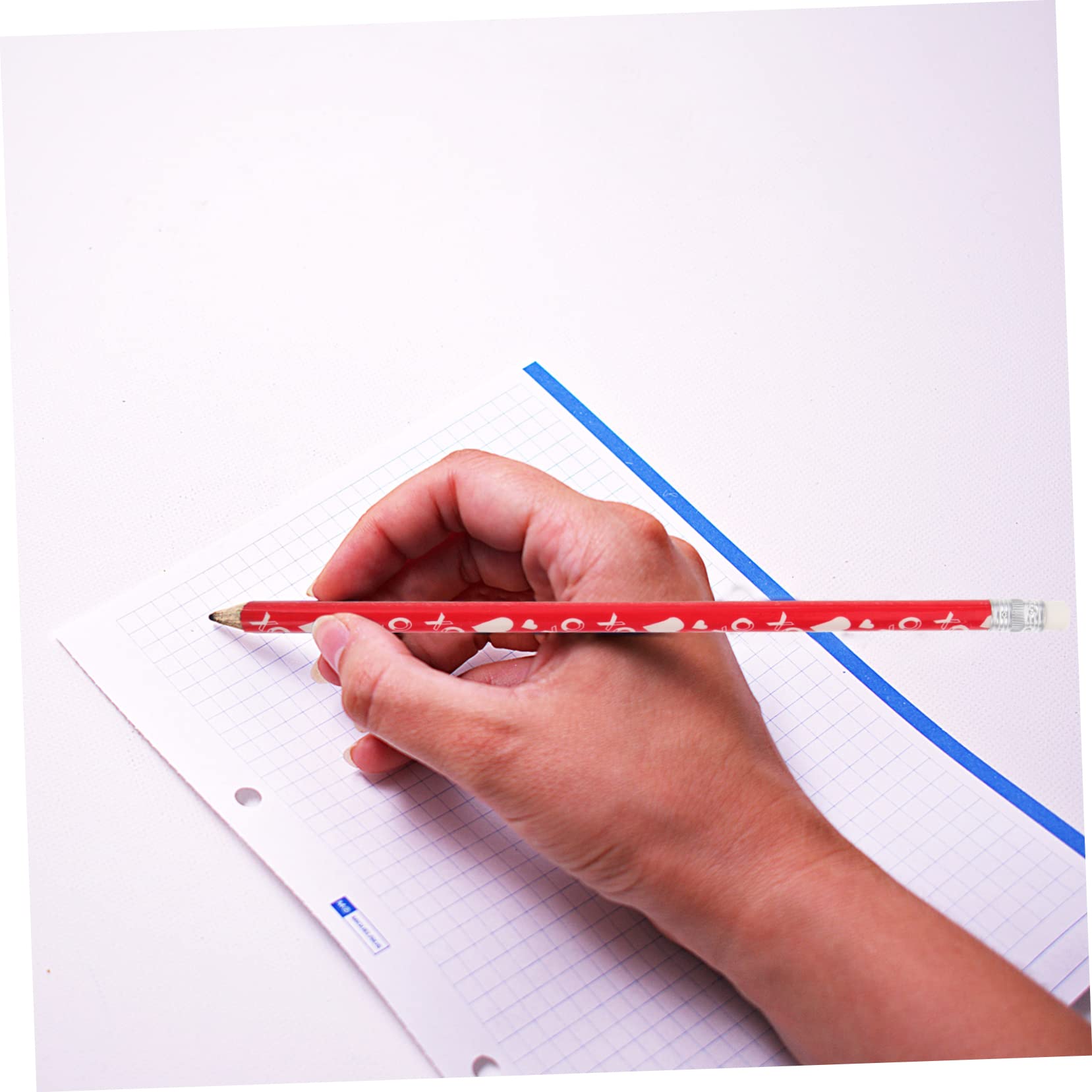 Tofficu 4 Ensembles Crayon D'amour Stylo Poignées Crayons Pré-taillés Crayons Géants Crayon D'embrayage Mignons Pour Enfants Hb Caoutchouté Peuplier 50 Pièces * 4