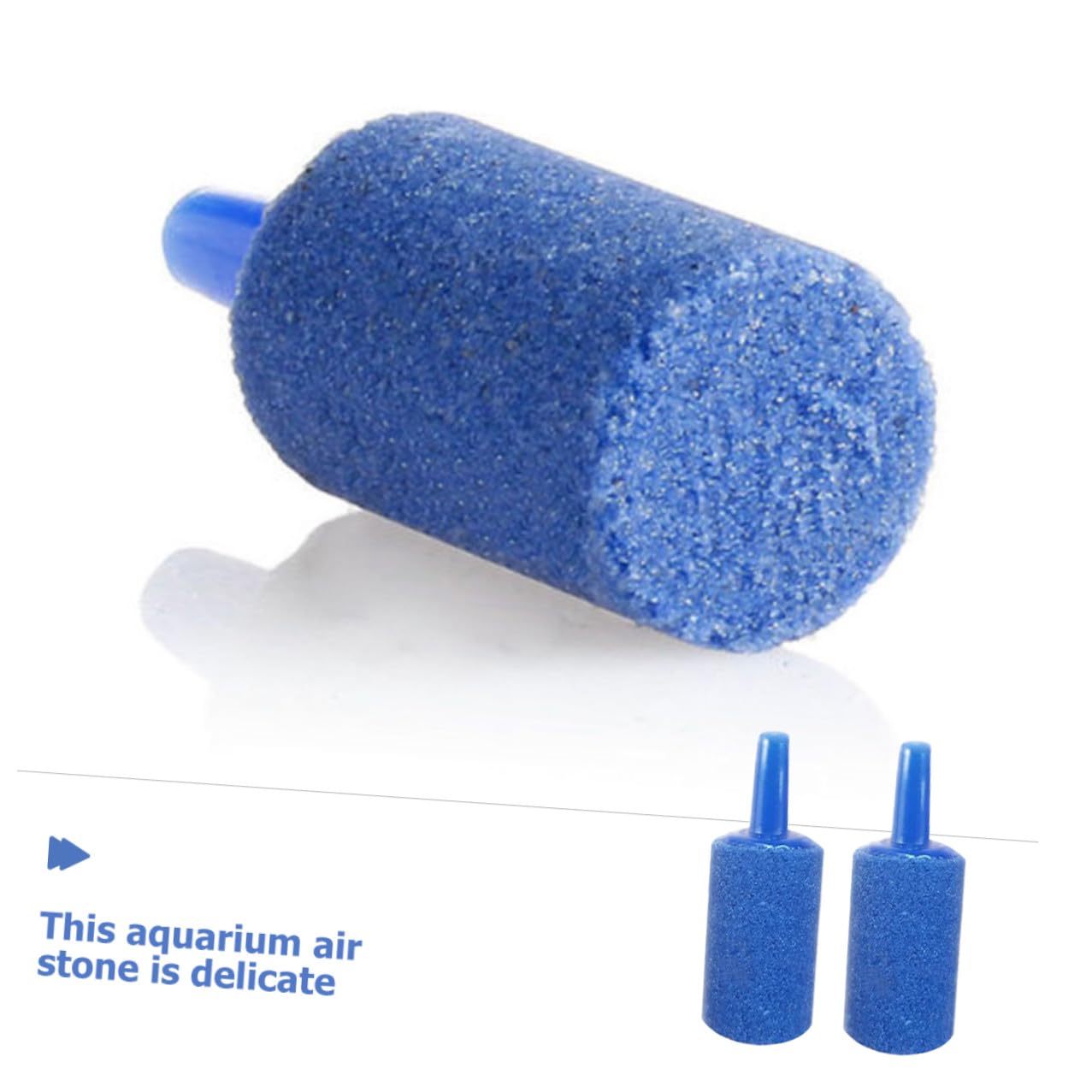 Pietra Porosa per Acquario 80 Pezzi Diffusore a Bolle Fini, Accessorio Aerazione per Serbatoio Pesci e Sistemi Idroponici, per Ossigenazione Uniforme e Condizioni Acquatiche