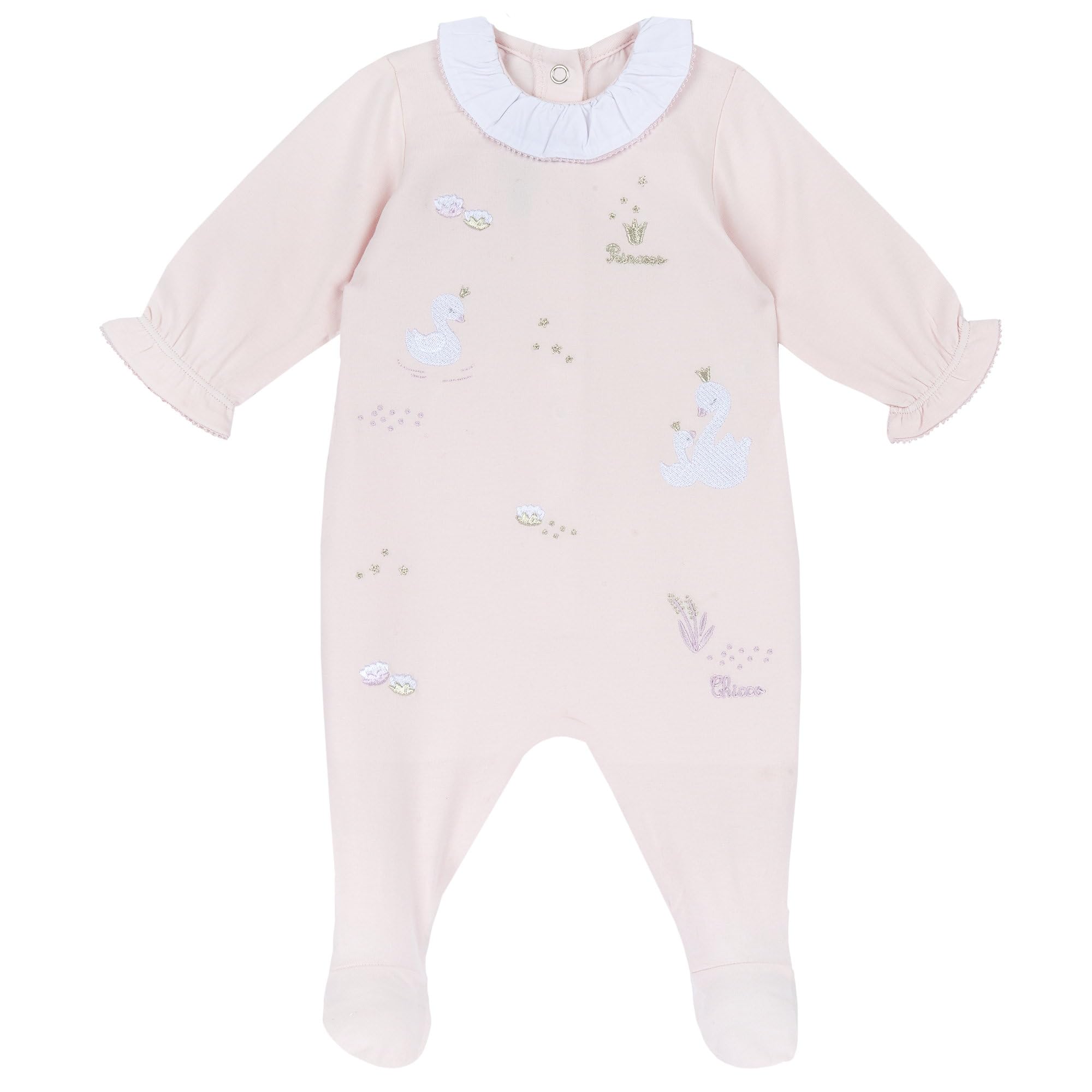 Chicco, Baby Strampler, mit bequemer Knopfleiste, aus weicher Baumwolle, maschinenwaschbar, Babykleidung 0-24 Monate, Entworfen in Italien