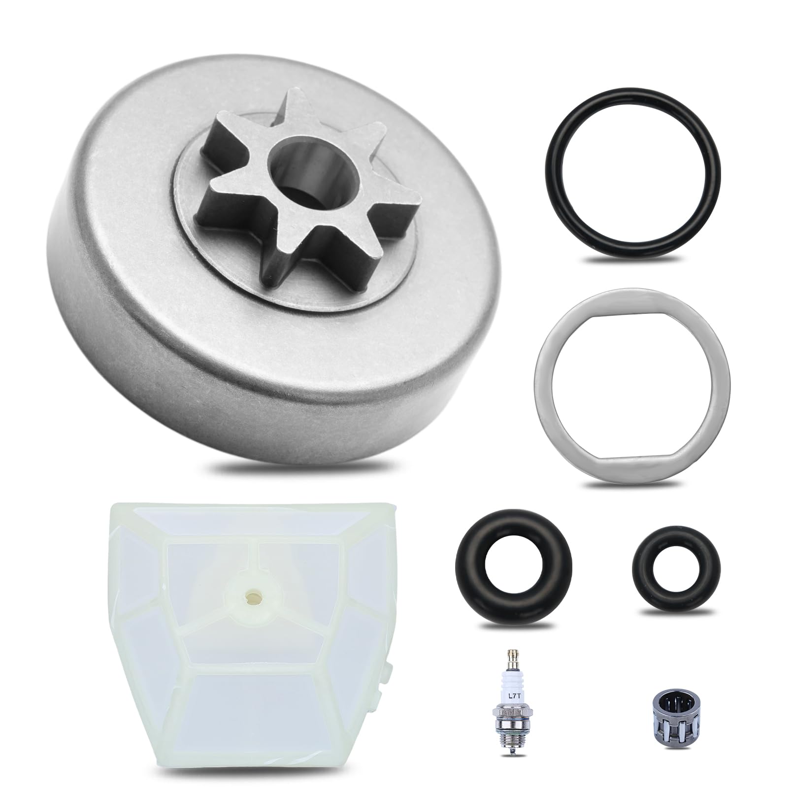 1 cm 7T A556001580 Tambour d'embrayage pour Echo CS-590 Shindaiwa 591
