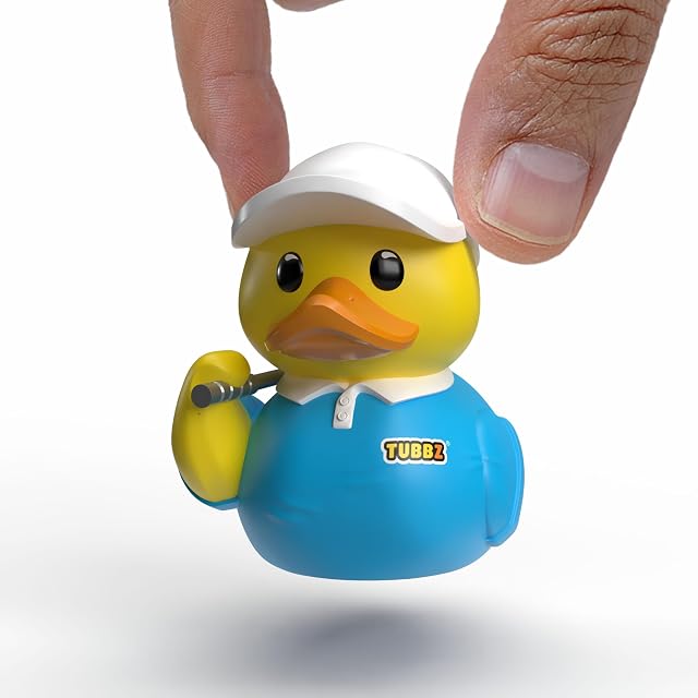 TUBBZ Mini: Sports - Golf Figura Mini Coleccionable de Pato de Goma Disfrazado