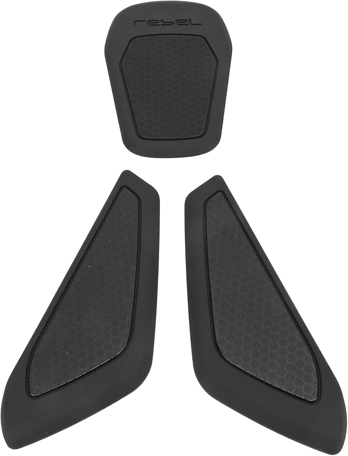 Motorcycle Gas Tank Protectors, Motorcycle Fuel Tank Sticker Rubber Knee Cover Pads for CMX1100