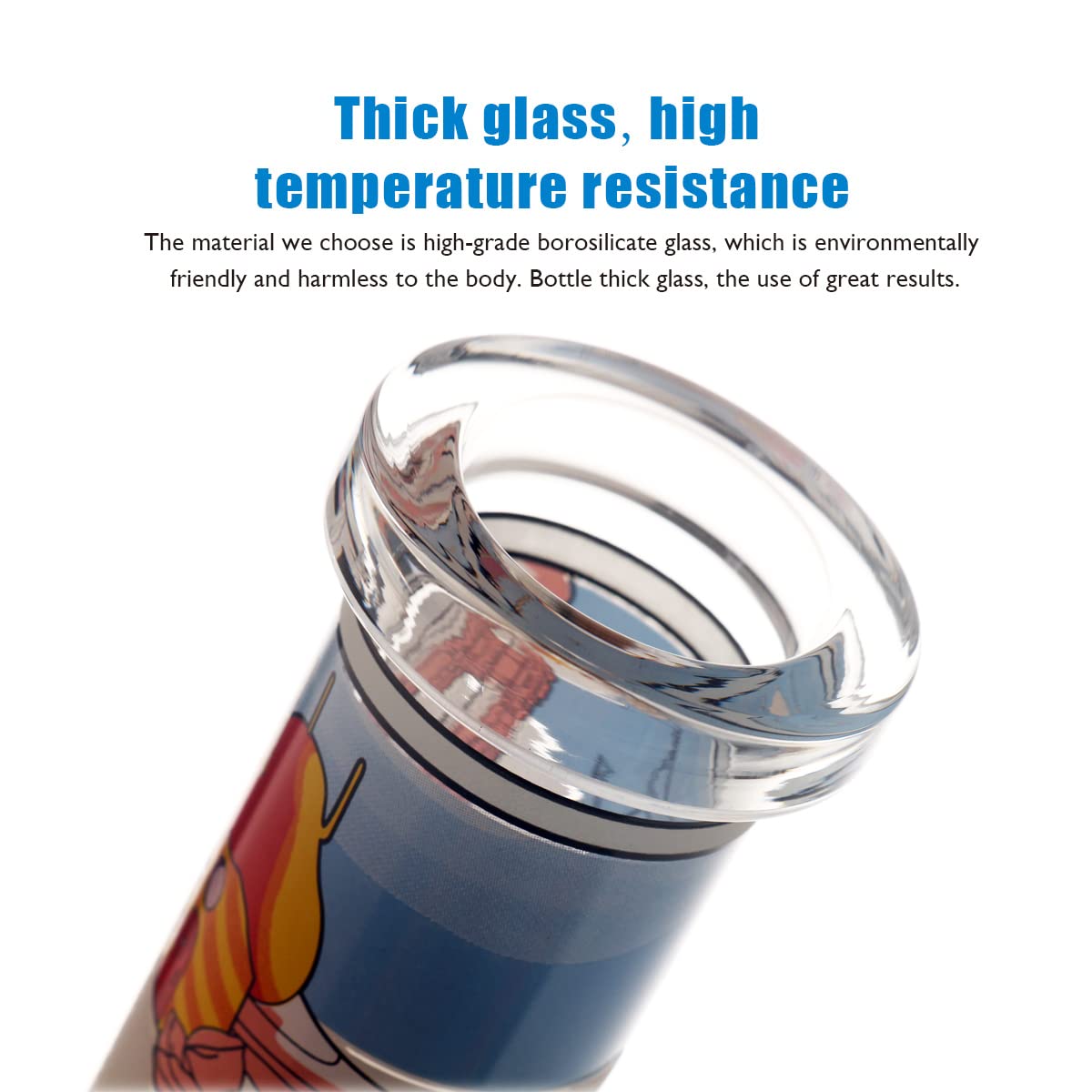 Mimi Bong Glasbong Pfeife Wasserbongs f¨¹r Rauchen Bong Bowl 14,5 mm Hoch 16,5 cm 250 g Recycling Tornado Filter Glas Wasserbong Wasserbong Hookah Rot Bongs (Mini Glasbong)