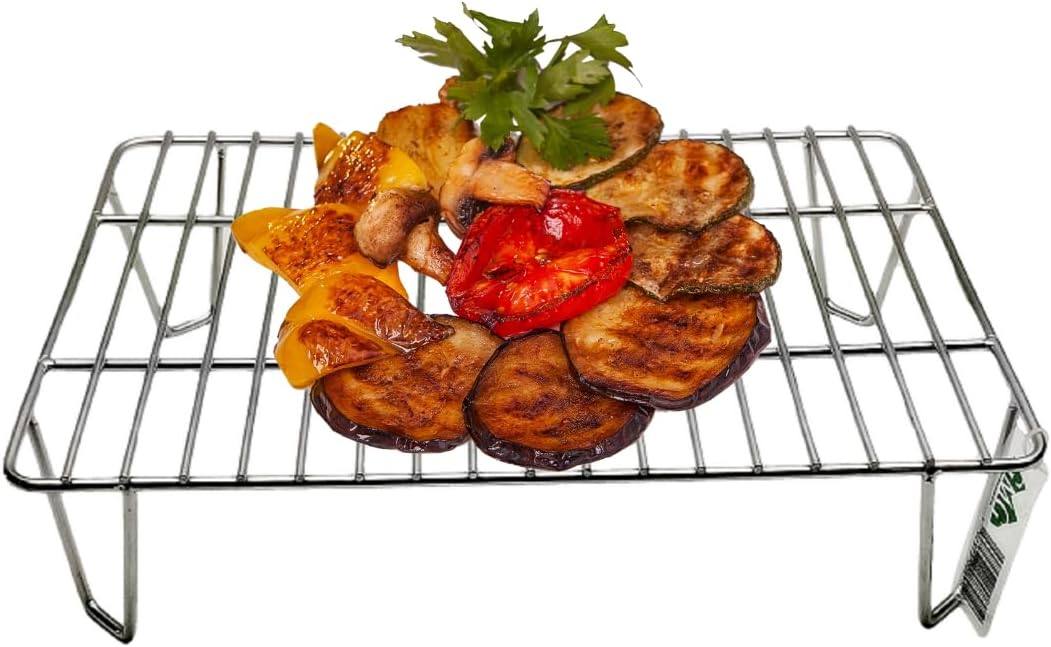 Genuine Green Mountain Grills Stainless Steel Upper Rack, GMG-6016, for Davy Crockett & Trek Pellet Grill Models, OEM