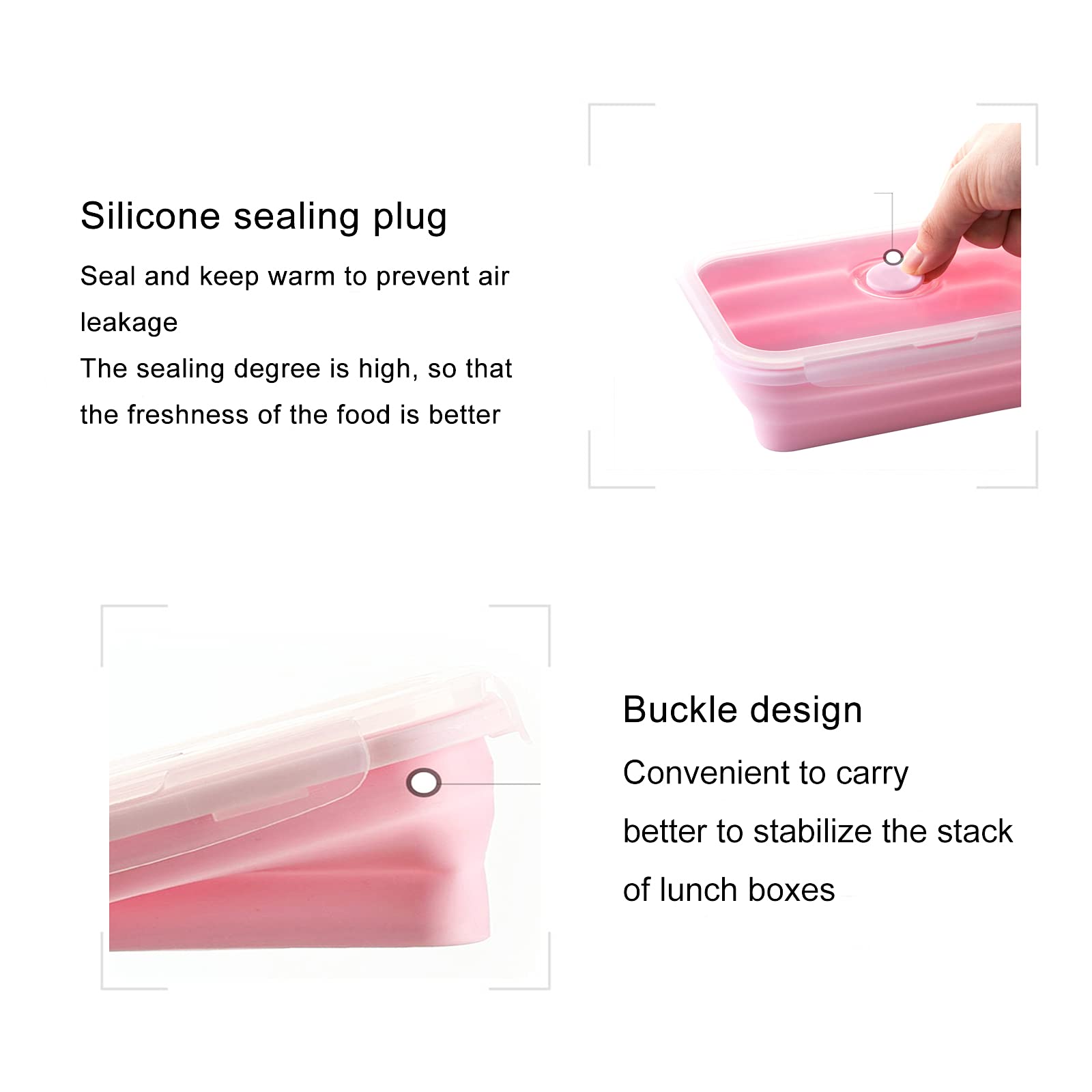 Lot De 3 Boîtes De Rangement Pour Réfrigérateur En Acier Inoxydable 304 Avec Couvercle | Leroy