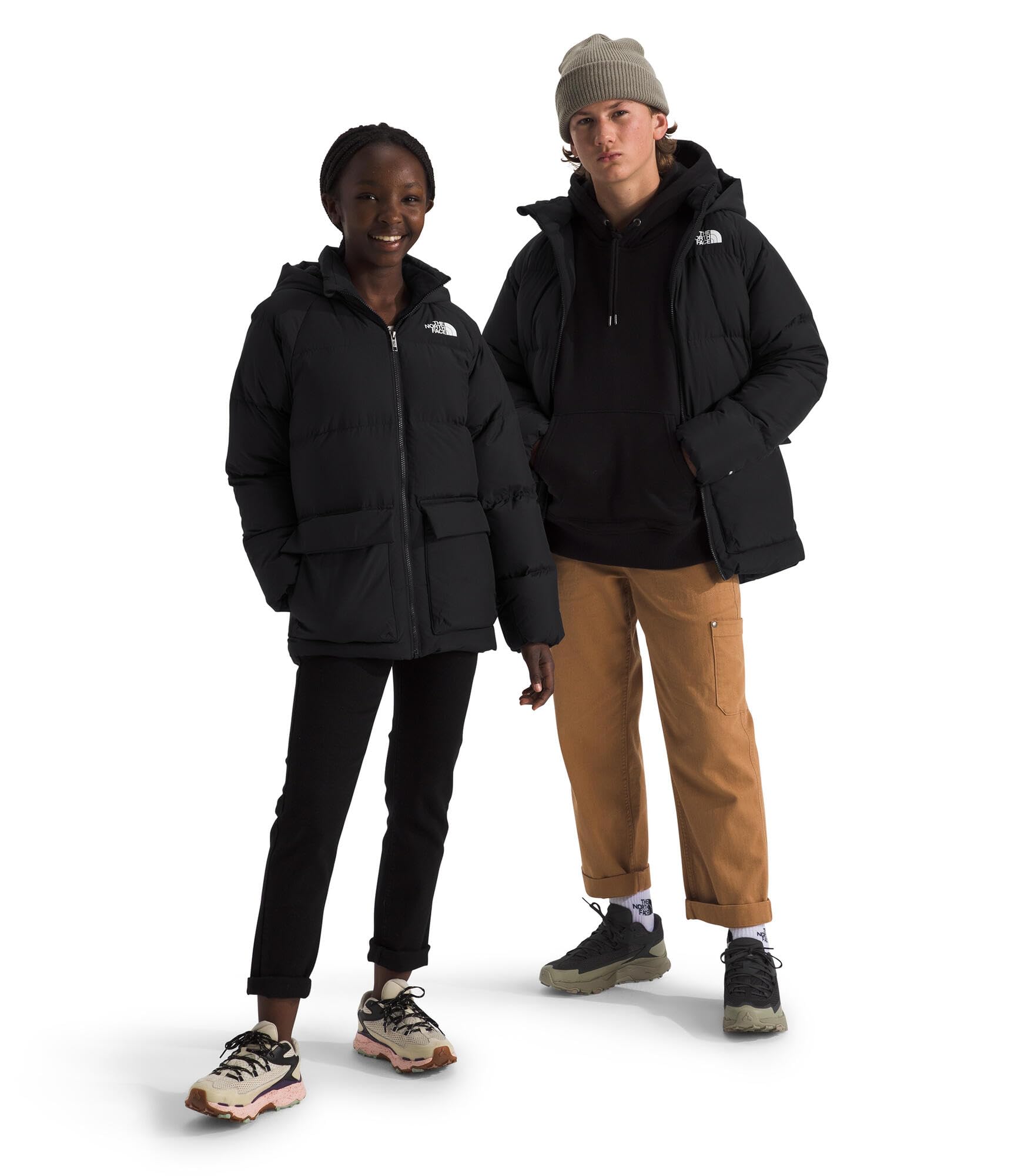 The North Face Unisex Kinder North Down Fleece Lined Short Parka (1er Pack)