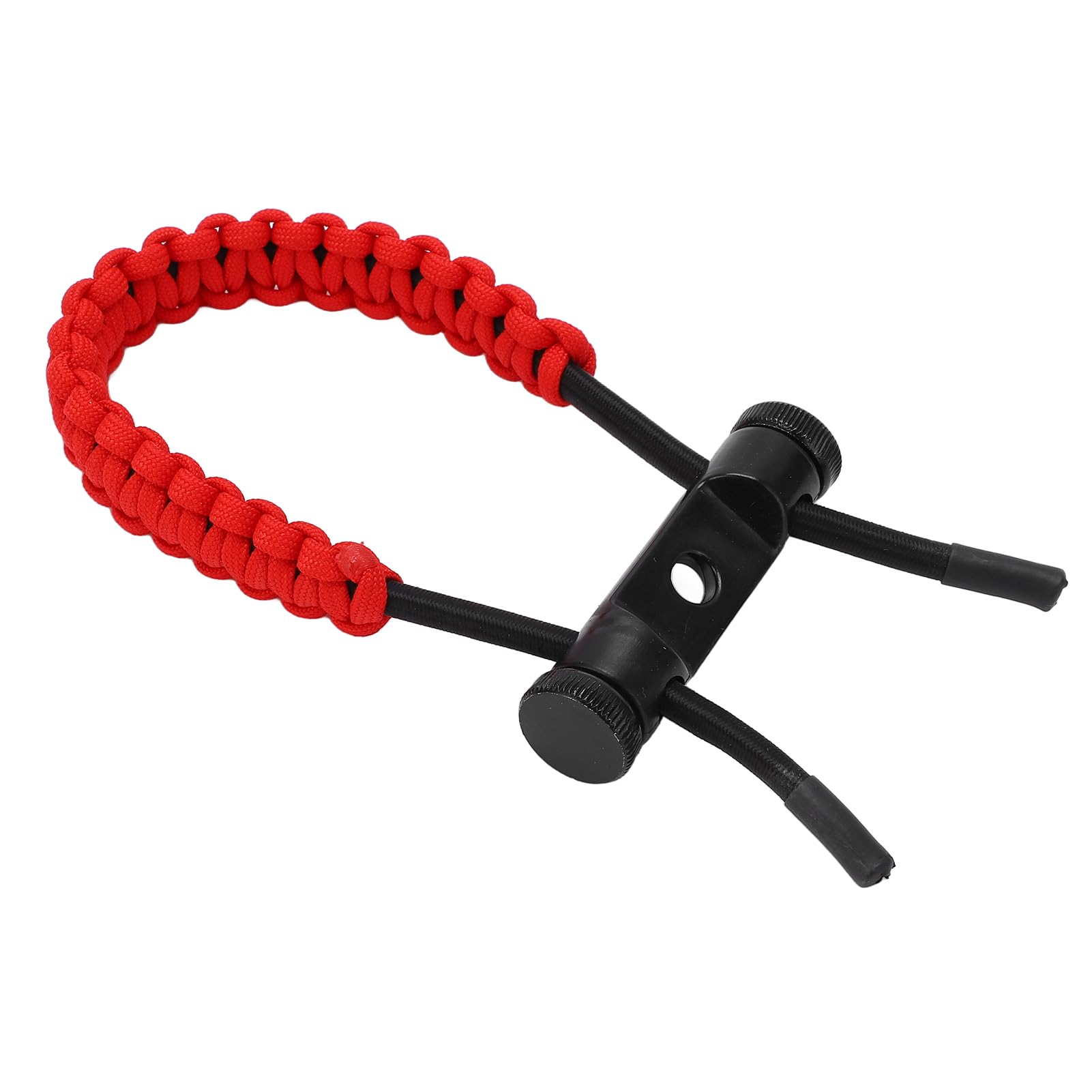 Élingues de Poignet D'arc à Poulies, Corde de Cordon de Dragonne Durable Réglable, Tresse de Dragonne de Chasse pour L'exercice D'entraînement, élingues de Poignet D'arc de Tir à L'arc(Rouge)