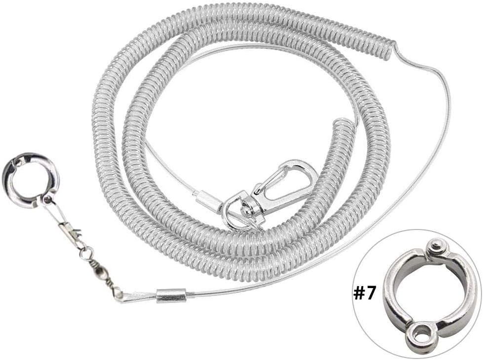 Luckycyc Pet Bird Anklet,Parrot Foot Chain 3M Ultra-Light Parrot Bird Harness Leash Anti-bite Outdoor Flying Training Rope Pet Supplies for Macaw Cockatiel Lovebird