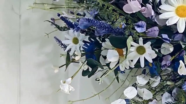 Amazon.com: 24 Inches Summer Wreaths for Front Door Blue Summer