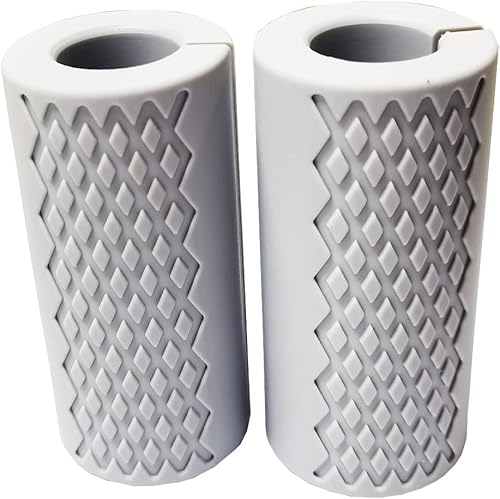 Miniatura 4 de yuhqc Agarres de barra de peso para barra de peso que se ajustan a barra estándar, asas de tono, adaptador de entrenamiento de barra gruesa para