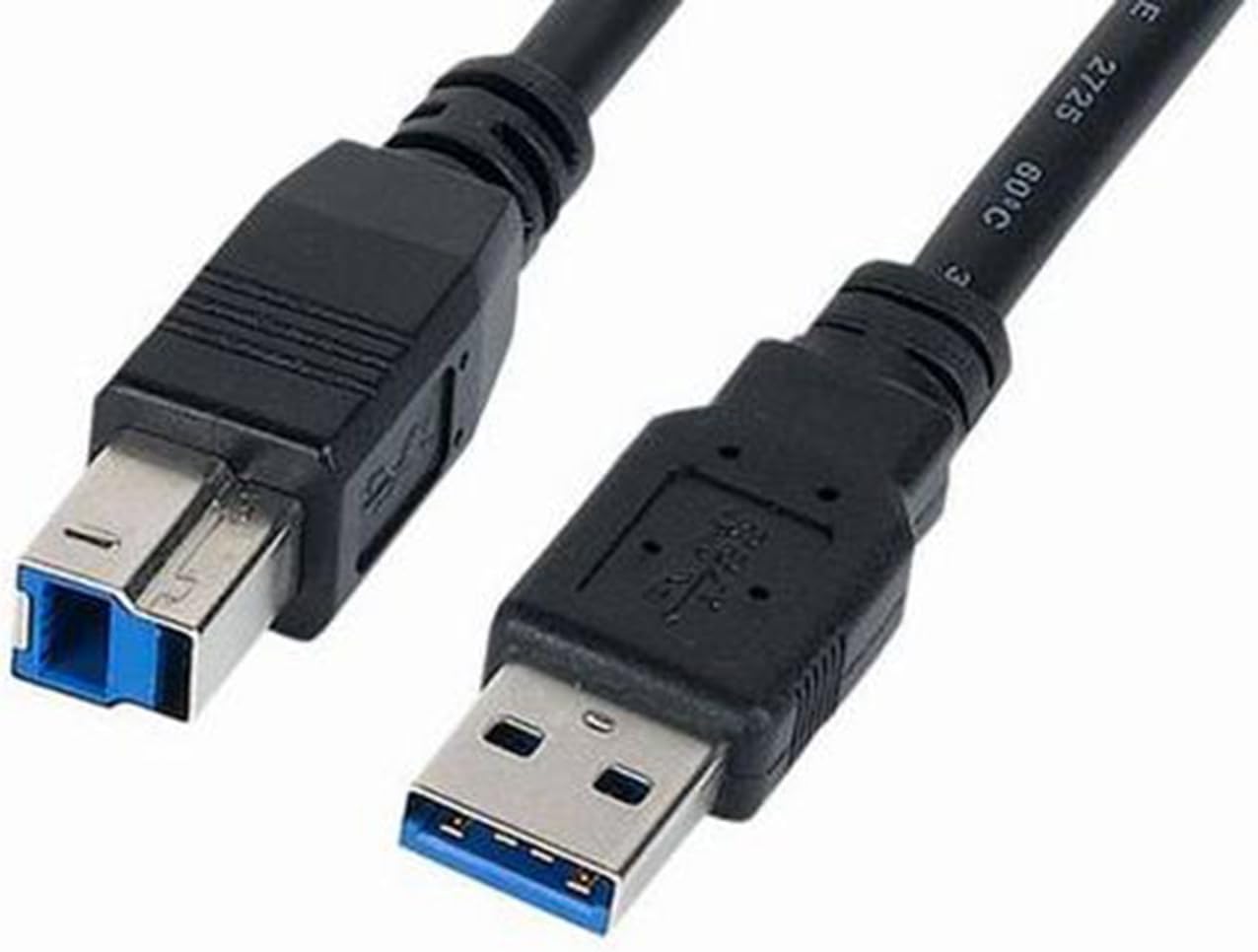 USB 3.0 SuperSpeed Active Repeater Cable Type A to B (A-Male to B-Male M/M), Type B, Printer Cable, 6 Feet (Black)
