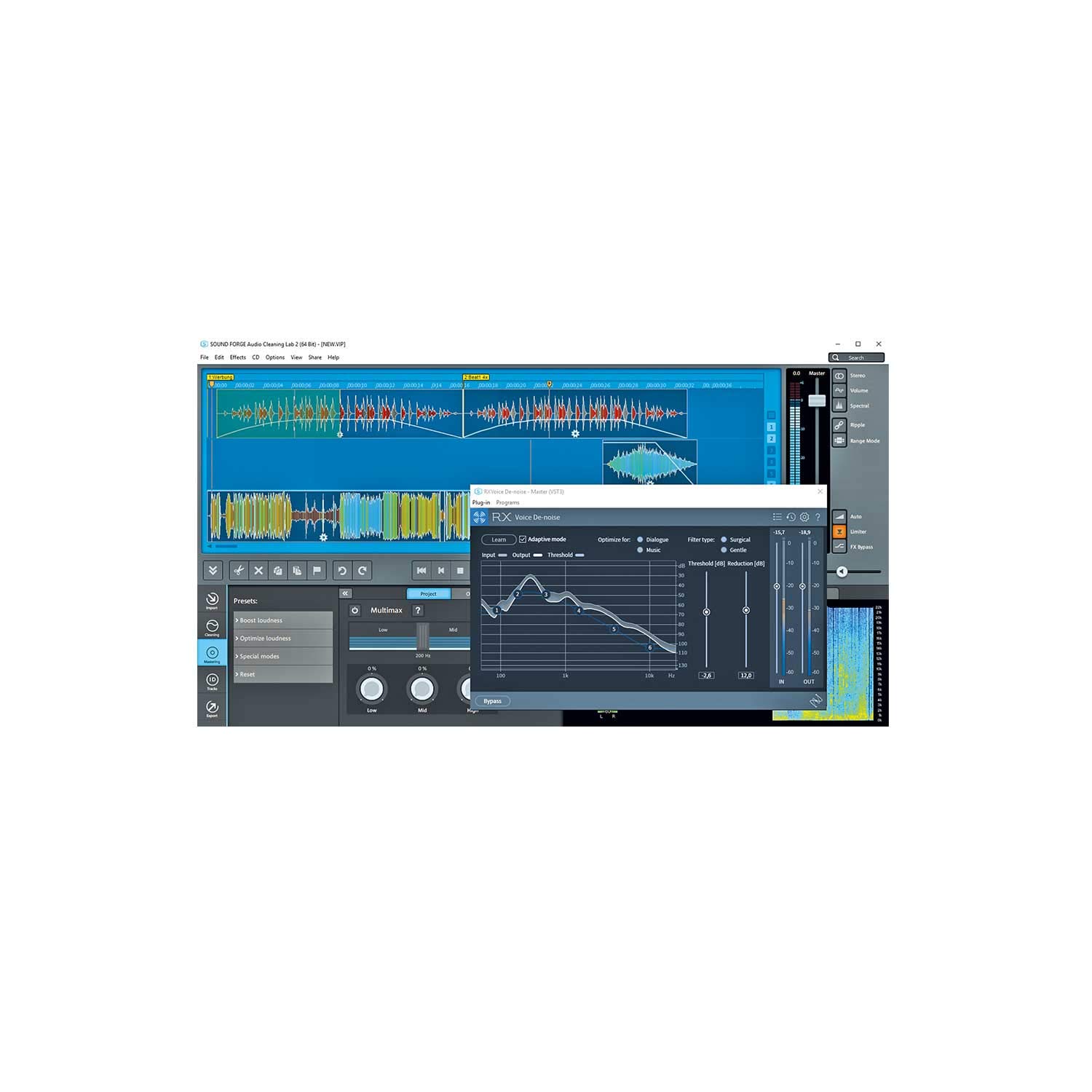 SOUND FORGE Audio Cleaning Lab|2|1 Device|Perpetual License|PC|Disc|Disc