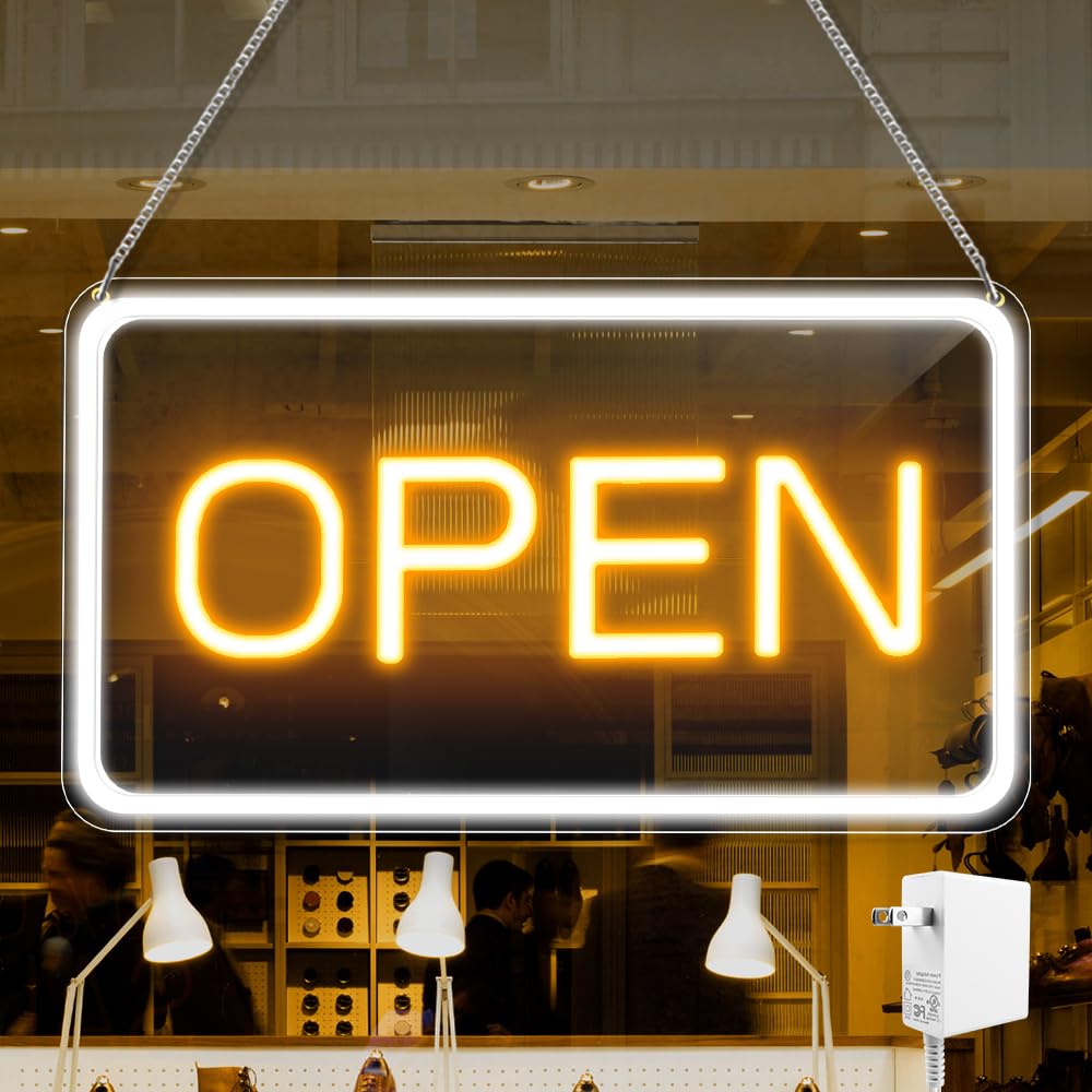 Amazon.com: LED Open Sign 16x9 inch, 12V Super Bright Open Signs