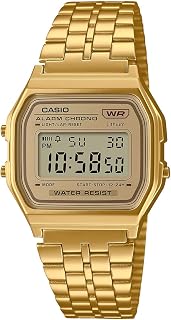 Unisex Vintage Collection A158WETG-9AVT Digital Watch Gold