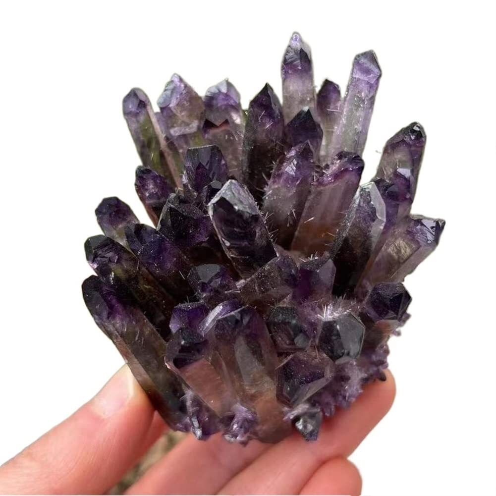 Amatista natural en drusa para adornos de muebles y salones relajantes