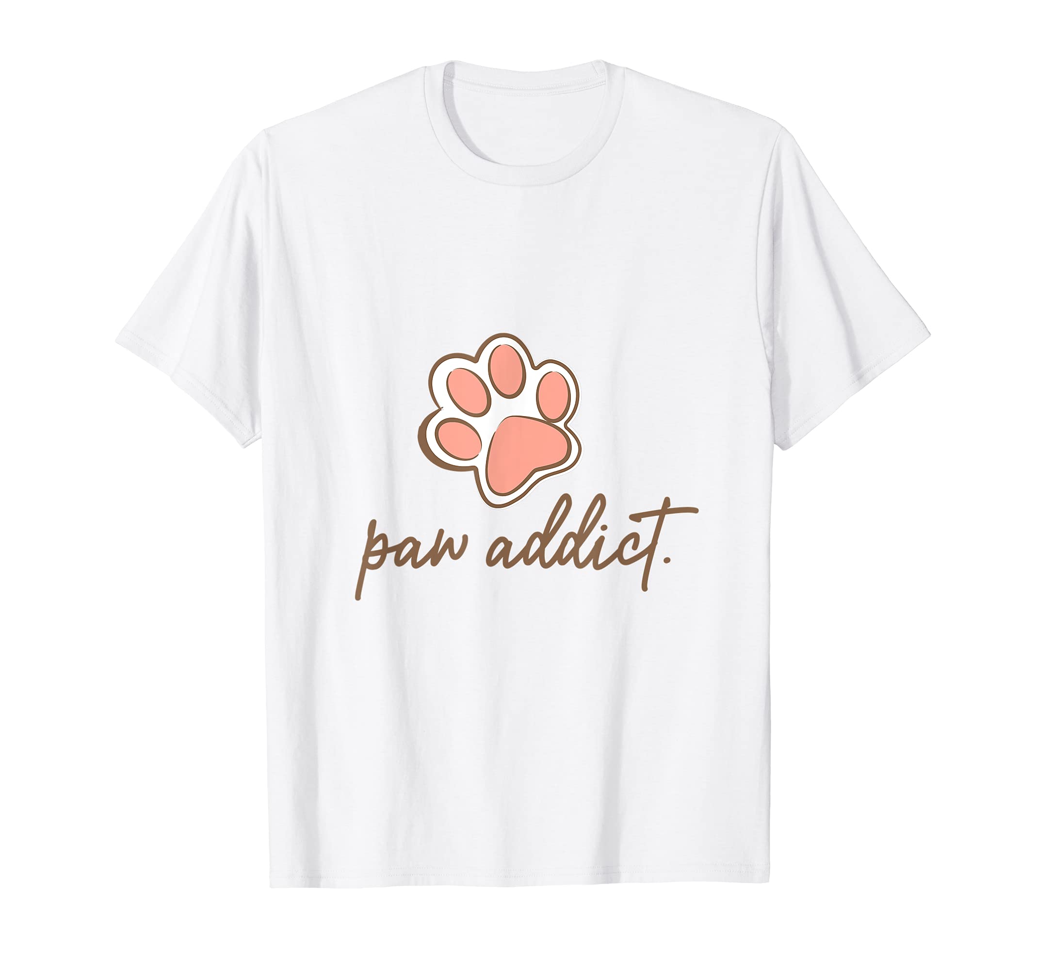 Paw Addict Dog & Cat Lover | Funny Cute Tee for Animal Lover T-Shirt