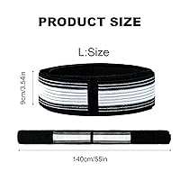 Vista 4 de Cinturón de cadera para articulación SI sacroilíaca ampliada, cinturón de ciática para hombres y mujeres que alivia el dolor ciático, la parte