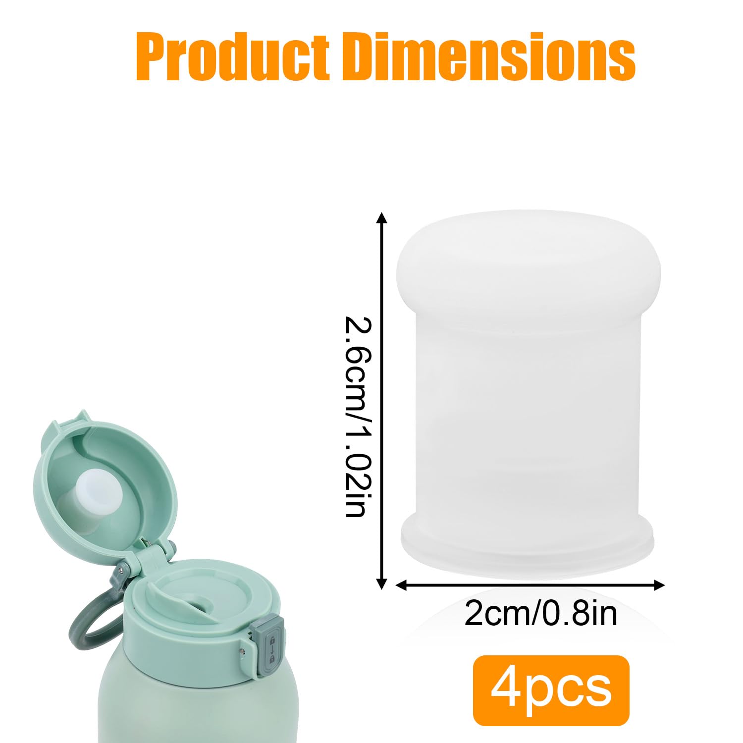 4pcs Baby Bottle Warmer Leak Stoppers Compatible with Momcozy - Image 2