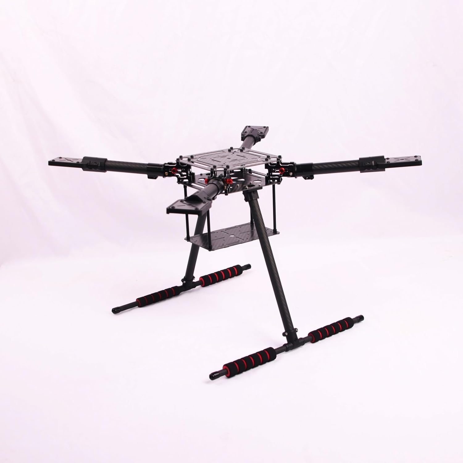 JeeFly Drone Frame 550mm/680mm Axis Carbon Fiber Foldable Quadcopter Frame Kit Heavy Lift 4-Axis Drone Airframe with Landing Gear for Cinematic Industrial Payloads (LX680)
